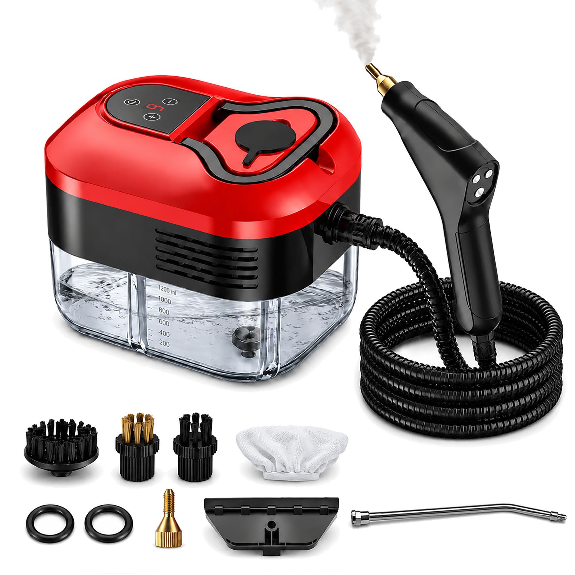 JBNAX Handheld Steam Cleaner for Home and Car Detailing, 10s Fast Heat