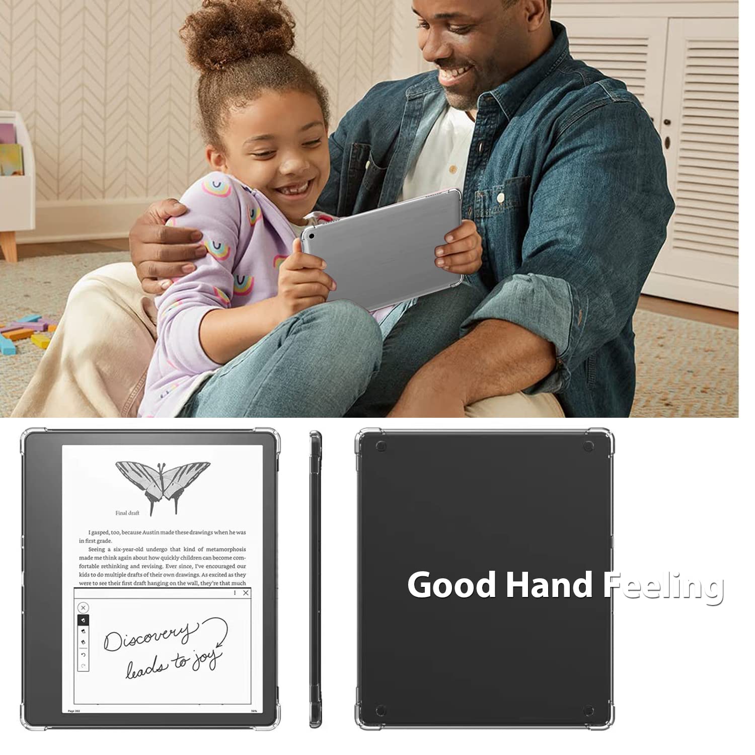 Zeking For Kindle Scribe 10.2 Case, Anti-Scratch Ultra Slim Thin Tpu Rubber Soft Skin Silicone Premium Protective Case For Kindl