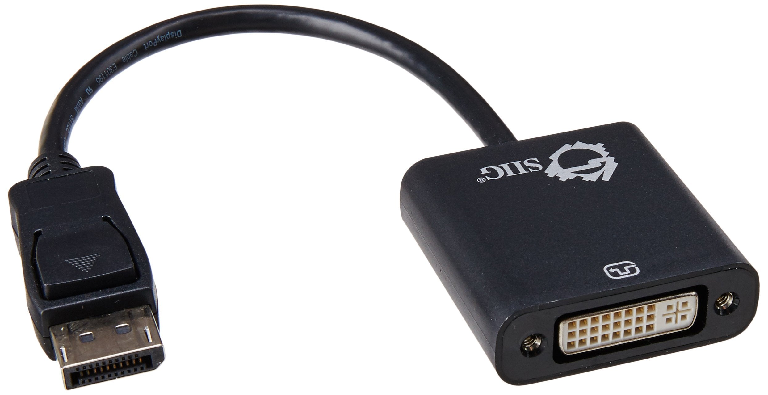 Siig Displayport To Dvi Adapter Converter (Cb Dp0P11 S1),Black