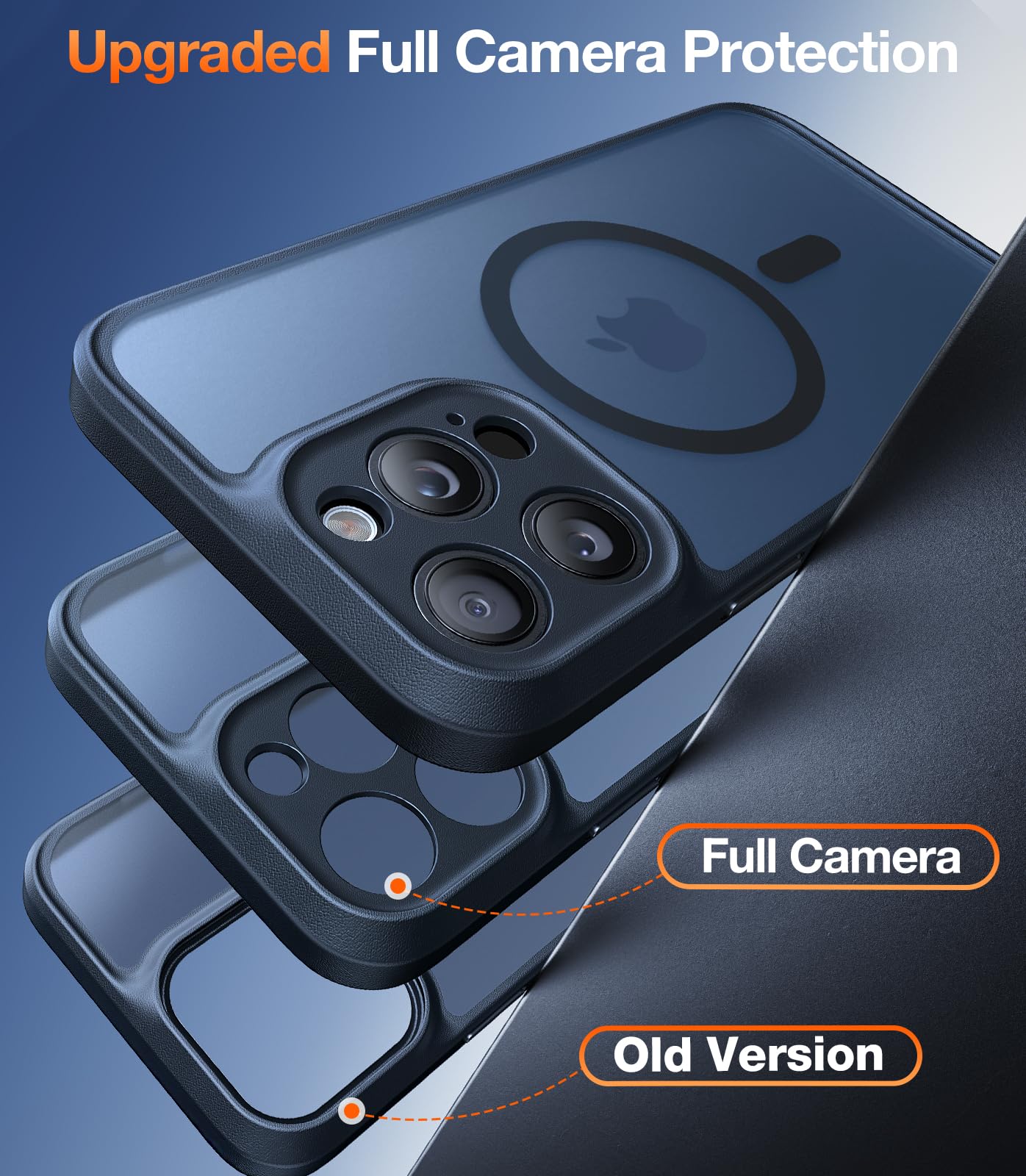 Torras Upgraded Magnetic [Full Camera Protection] Case Designed For Iphone 14 Pro Max Case [Compatible With Magsafe] [Military G