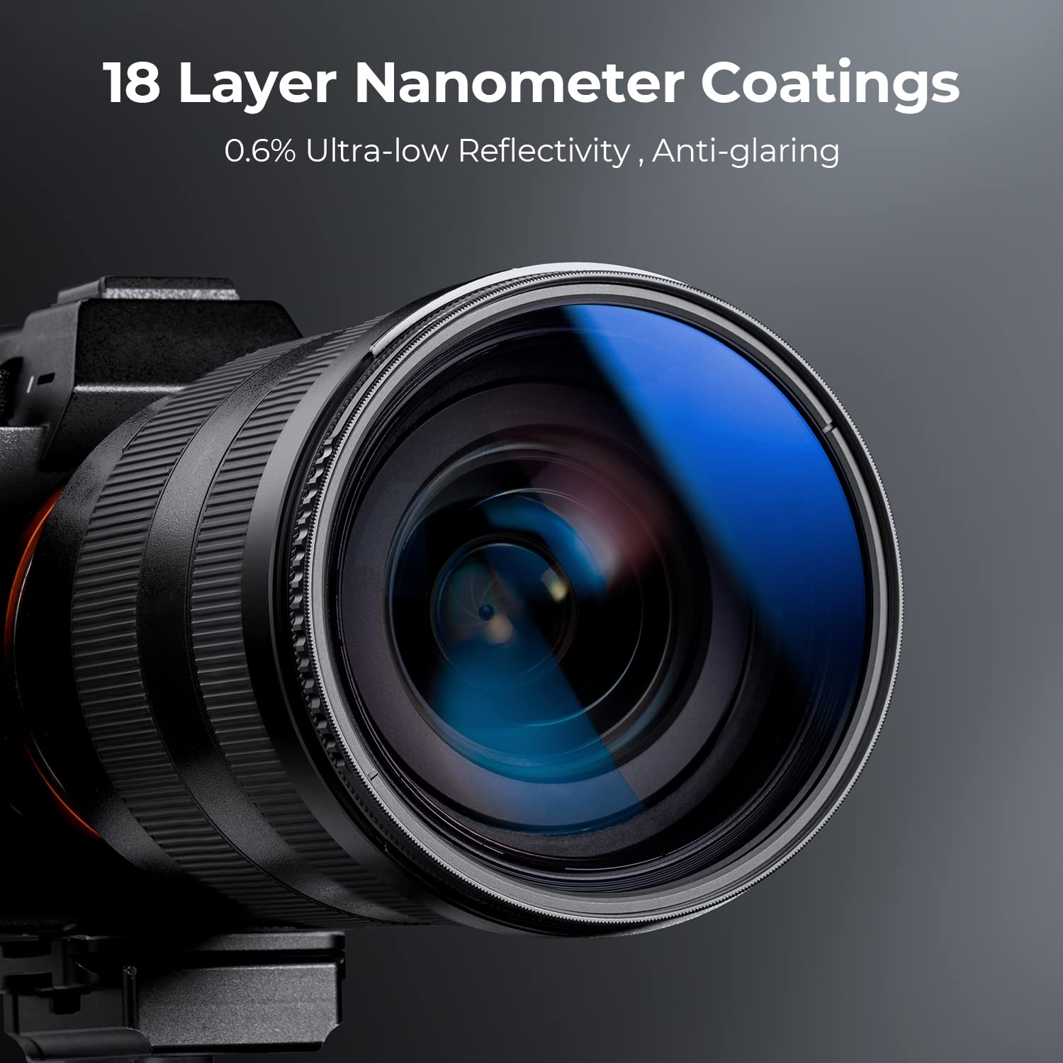 K&F Concept 49Mm Circular Polarizer Filter Ultra Slim 18 Multi Coated Optical Glass Circular Polarizing Filter For Camera Lenses