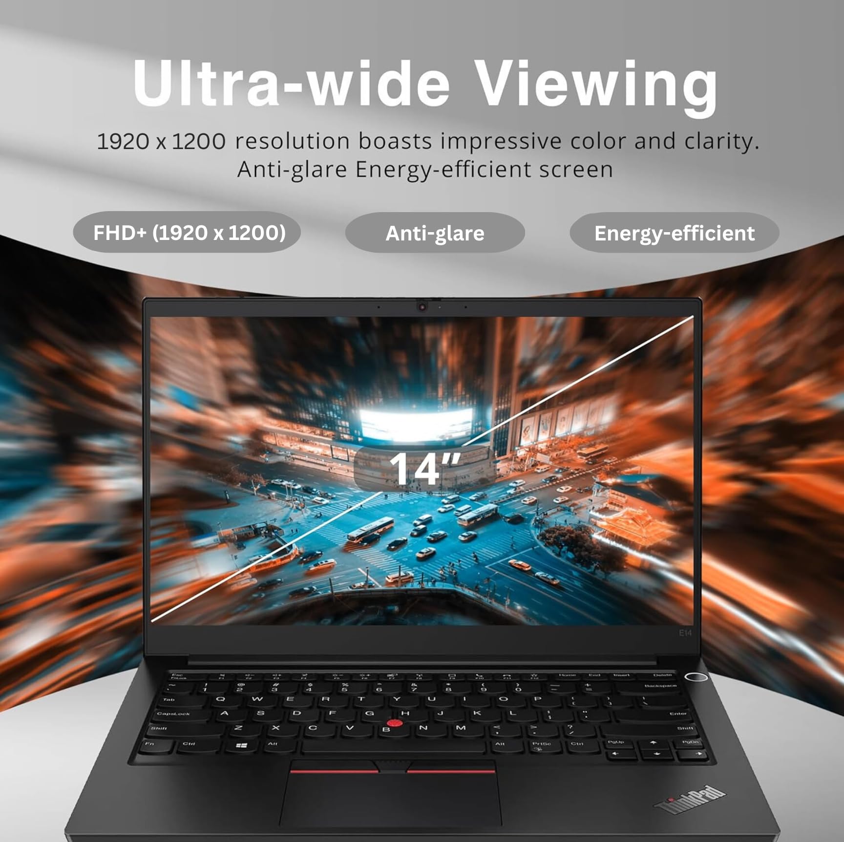Lenovo Thinkpad E14 Gen 5 Business Laptop, 14'' Fhd+ Display, Amd Ryzen 7 7730U (Beat I7 1255U), 24Gb Ram, 2Tb Ssd, Fp Reader, B