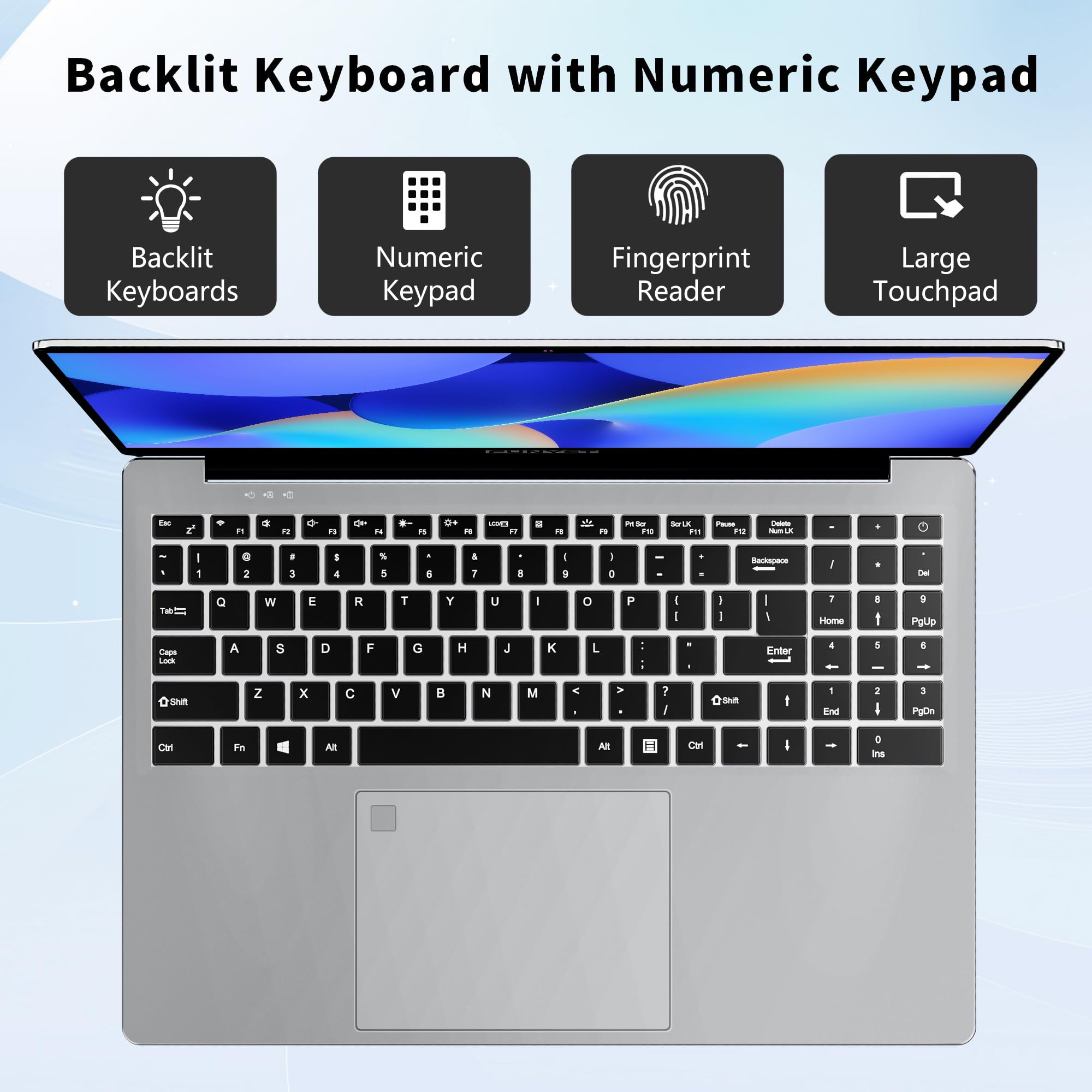 Funyet 16 Inch Laptop Computer, Gaming Laptop, 16Gb Ram 512Gb Ssd, Intel 12Th Gen N95 Processor(Up To 3.4Ghz), Fhd 1920 * 1200,