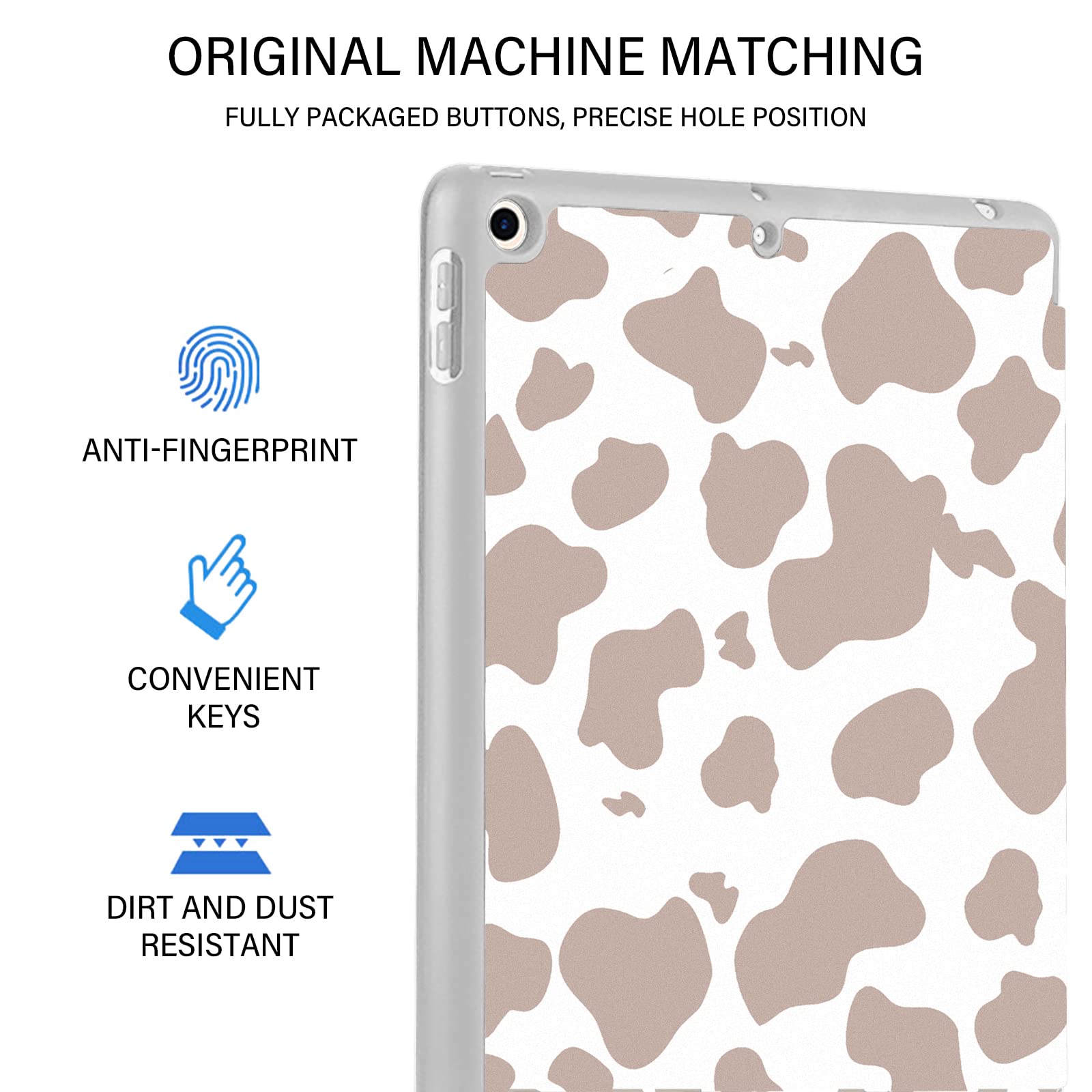 Deokke Compatible With Ipad 10.2 Inch Case,9Th /8Th /7Th Generation Case(2021/2020/2019) With Pencil Holder And Soft Tpu Back Ca