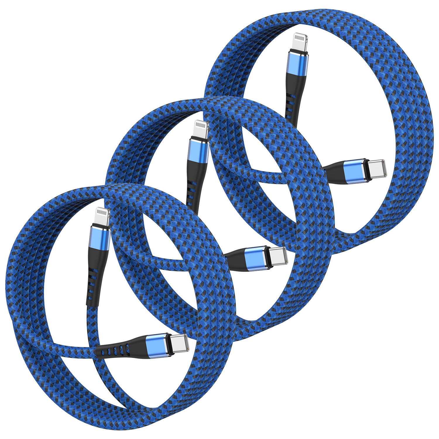 3Pack Usb C To Lightning Cable 6Ft, Fast Charging Cord For Iphone 14, Replacement For Apple Original Charger Cable For Iphone 14