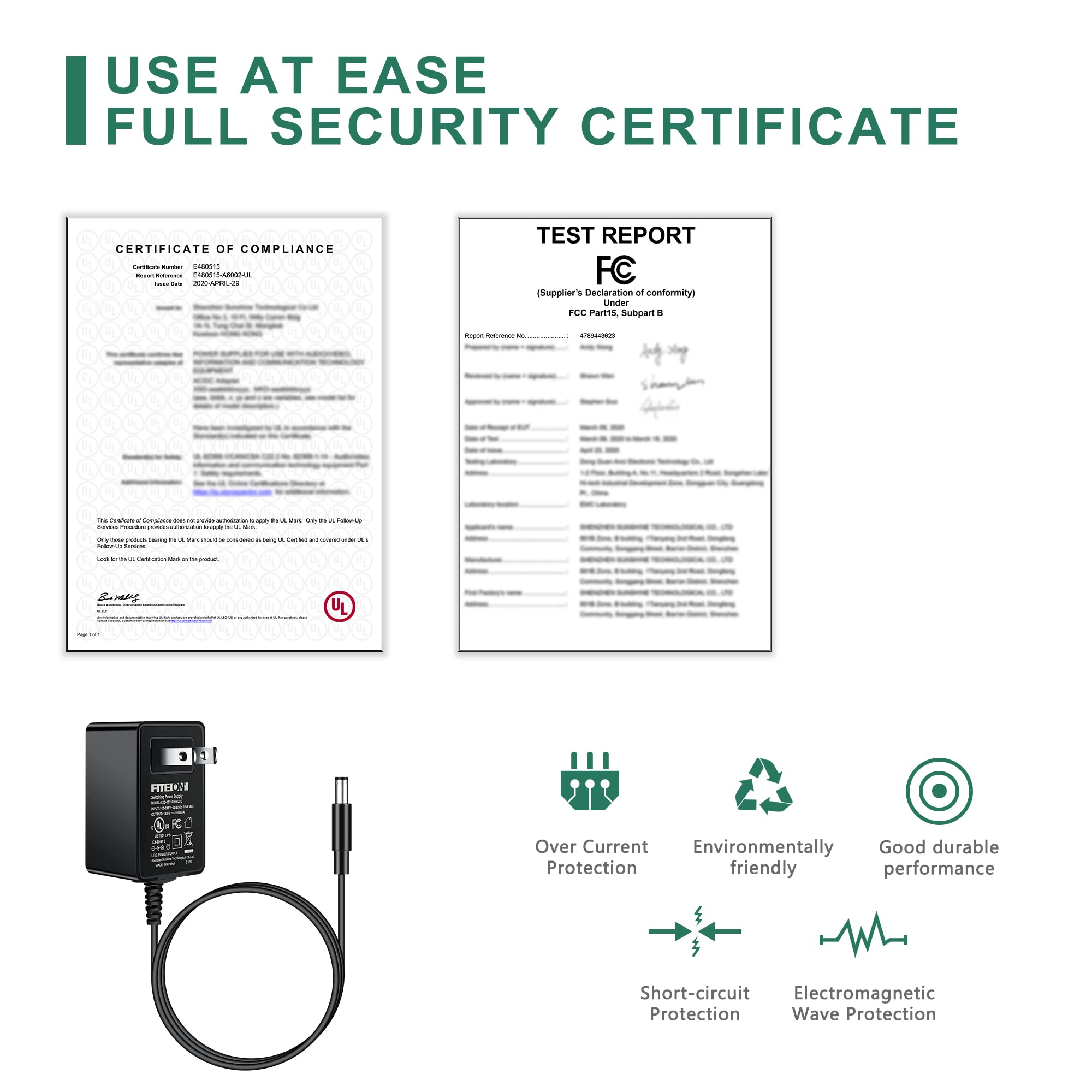 Fite On 12V Replacement 705927 Battery Charger