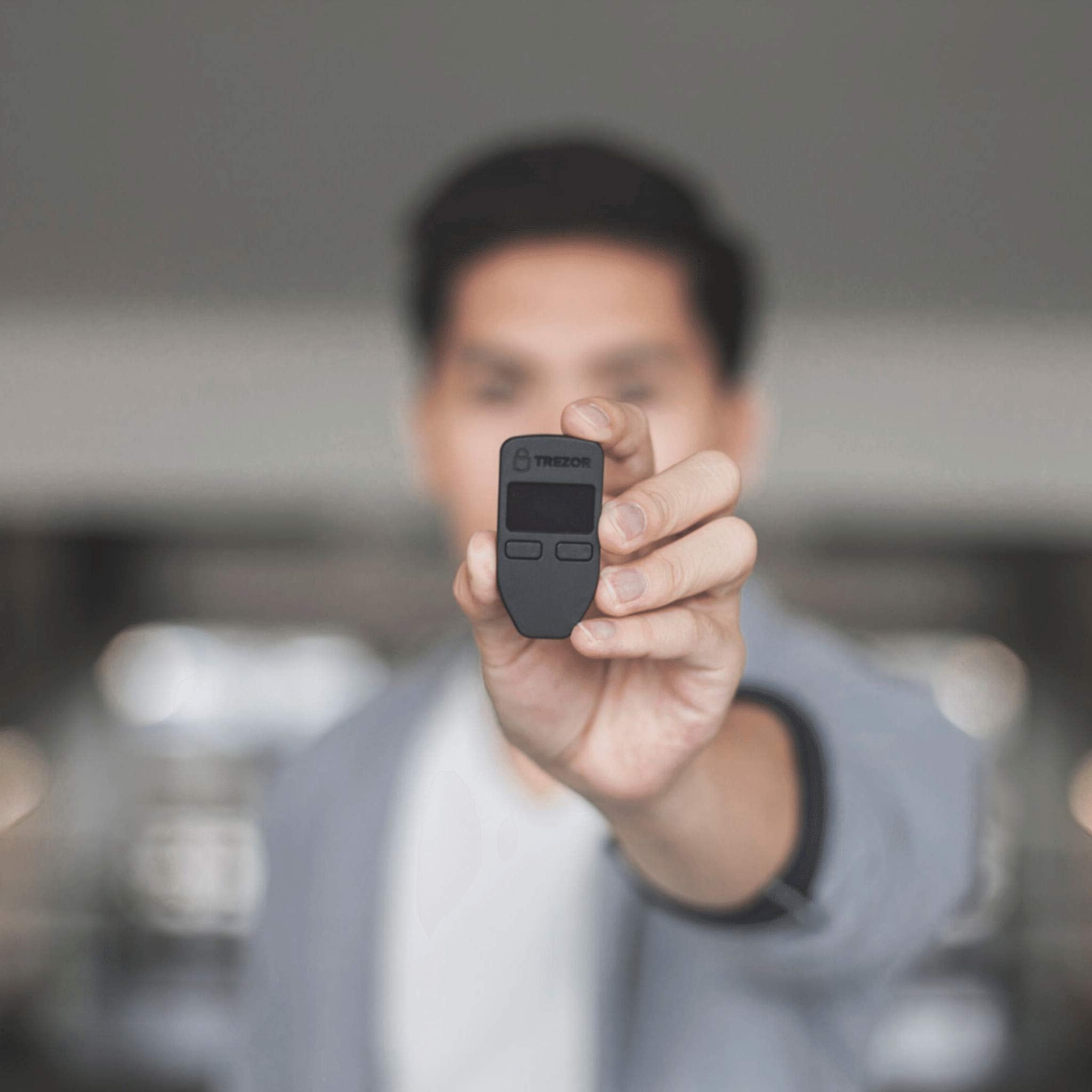 Billfodl Trezor One Cryptocurrency Hardware Wallet & Cold Seed Storage Alloy Steel Black