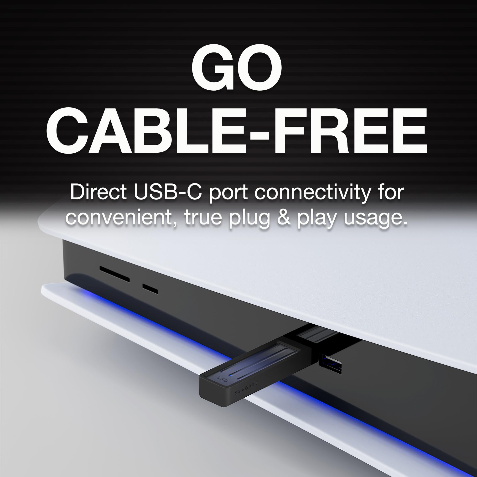 Seagate Ultra Compact 2Tb, Portable Ssd, 1000Mb/S, Usb-C, Usb 3.2 Gen2, Ip54 Water Dust And 3M Drop Resistant, Windows/Mac/Iphon