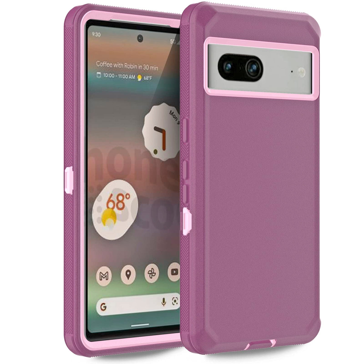 Anloes Case For Google Pixel 7 5G, Pixel 7 Phone Case Heavy Duty Shockproof Dustproof Rugged Defender Protective, 3 In 1 Bumper