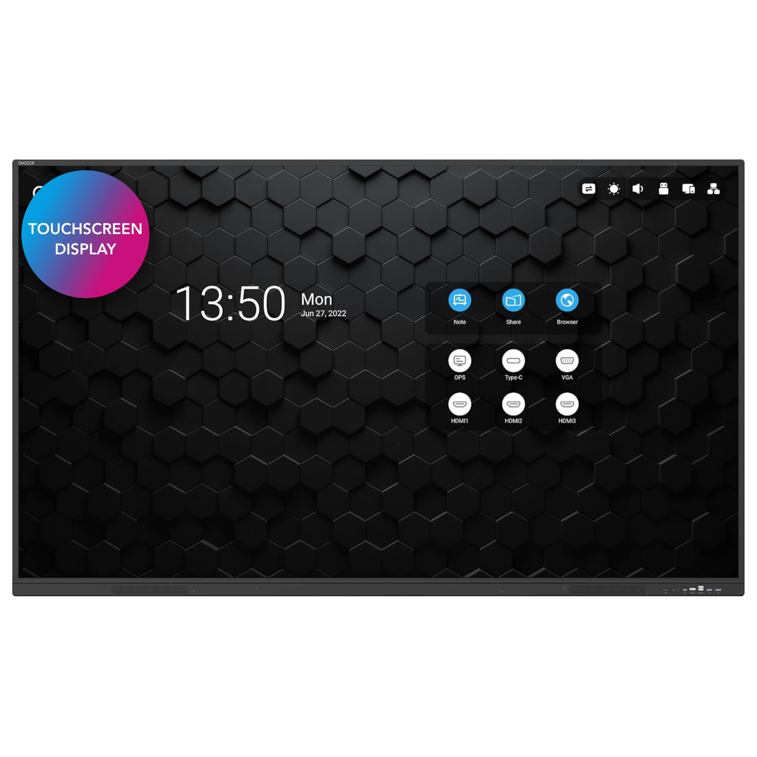 S-Series 65In 4K Ir Led Interactive Display, Edla