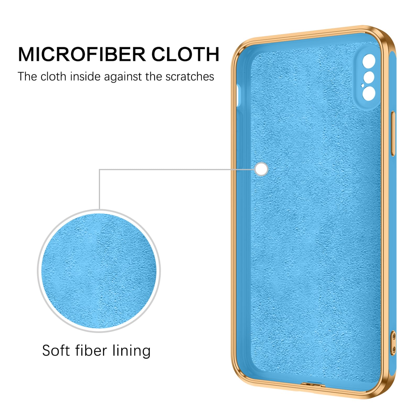 Bentoben For Iphone Xs Case, Phone Case Iphone X, Slim Fit Sparkly Kickstand Ring Holder Design Shockproof Protection Soft Tpu B