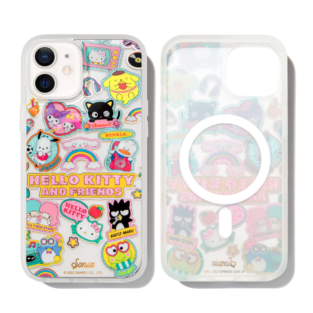 Sonix X Sanrio Case For Iphone 12 / Iphone 12 Pro | Compatible With Magsafe | 10Ft Drop Tested | Hello Kitty Stickers