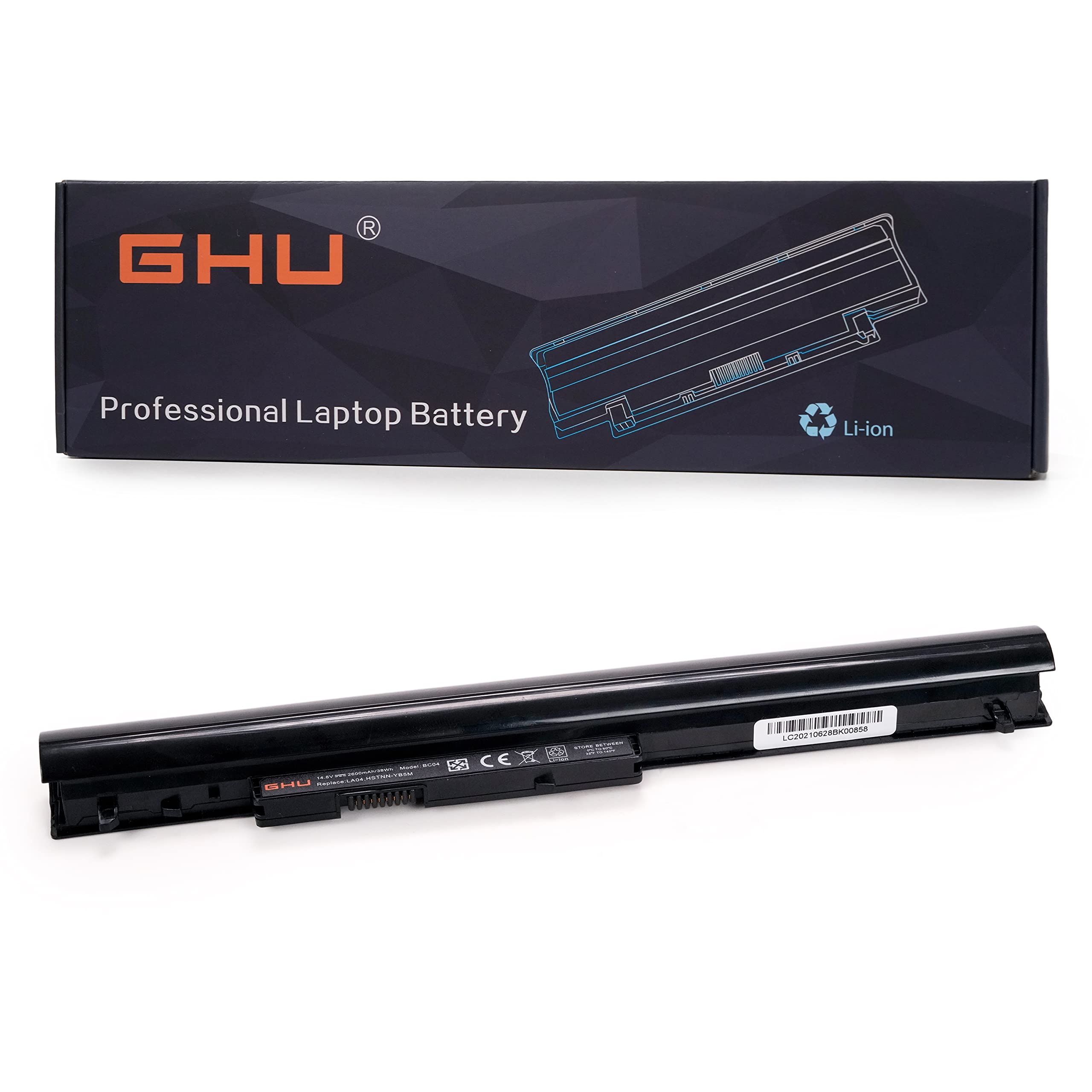 Ghu New 38 Wh 2600 Mah La04 Battery For 776622 001 Hp Battery Replacement 728460 001 Compatible With Hp Pavilion Touchsmart 14 1