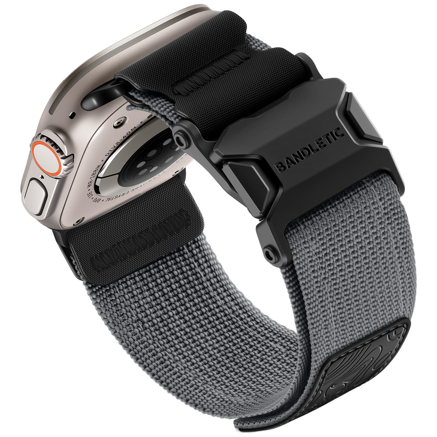 Bandletic Magnetic Nylon Band Compatible with Apple Ultra Watch Band, Rugged Loop Strap Comfortable Watchbands for iWatch Ultra3