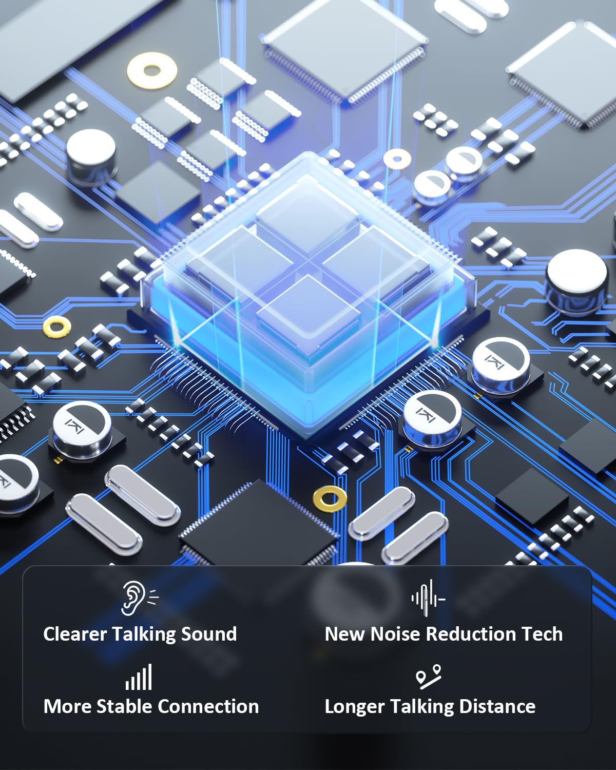 Maxquall Referee Headset 3 People Talk Same Time Football Soccer Wireless Arbitro Communication System-Latest Chip-Newly Designe