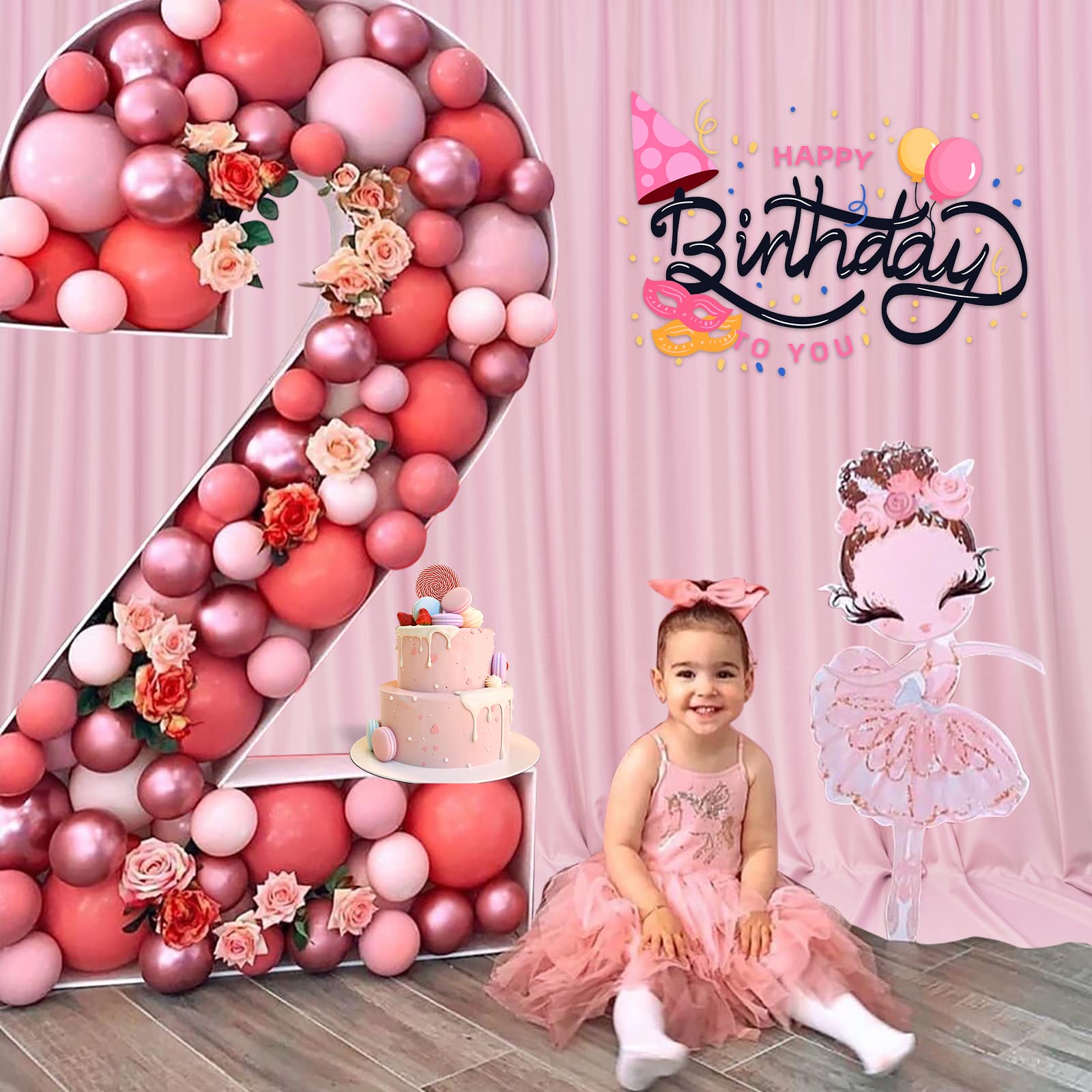 Pink Backdrop Curtain For Parties Rod Pocket Pink Curtains Photography Backdrop Drapes Privacy Fabric Decoration For Birthday Pa