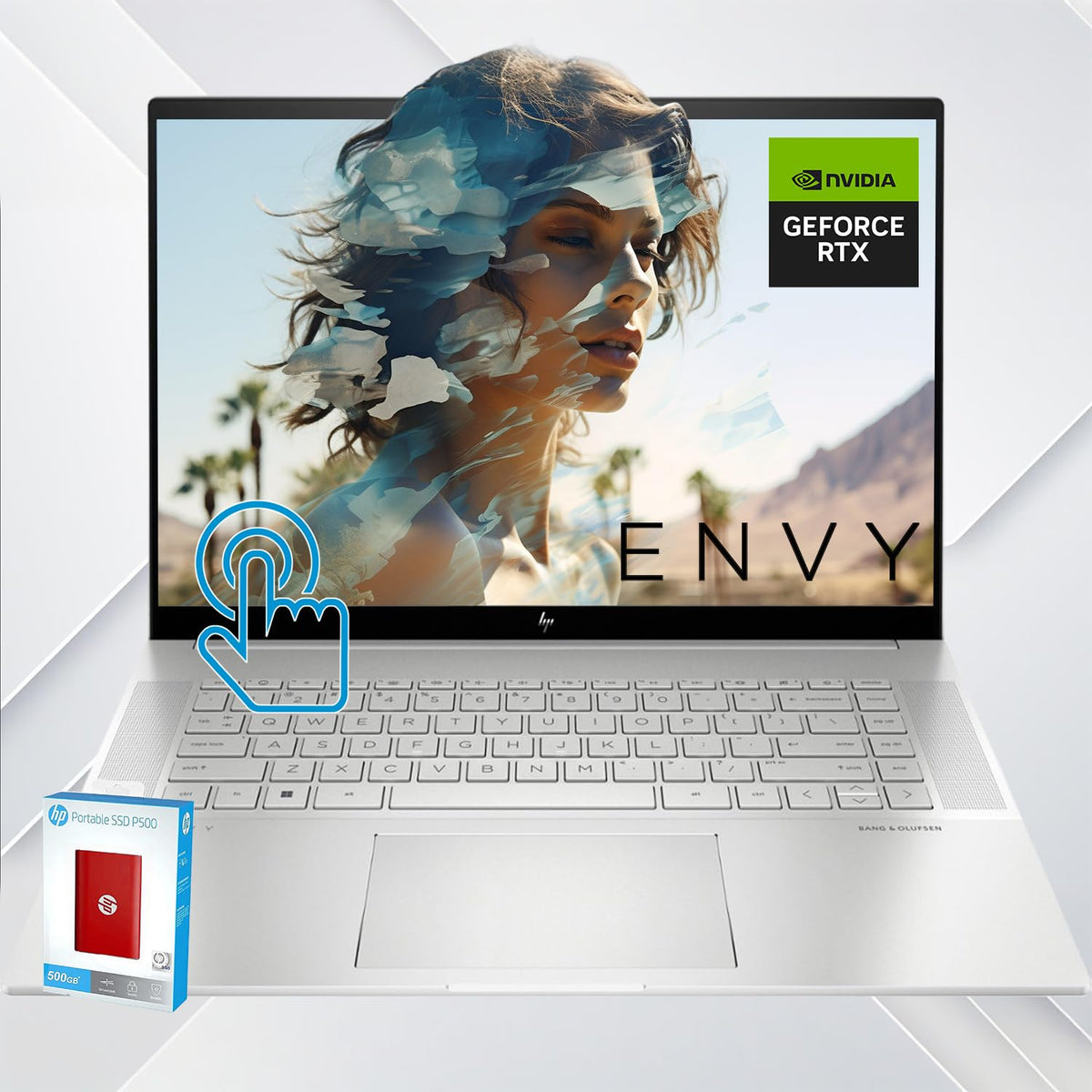 Hp Envy 16'' Wqxga (2560 X 1600) Touchscreen Laptop | Intel Core I7 13700H | Geforce Rtx 4060 | 32Gb Ram | 2Tb Pcie Ssd | Backli