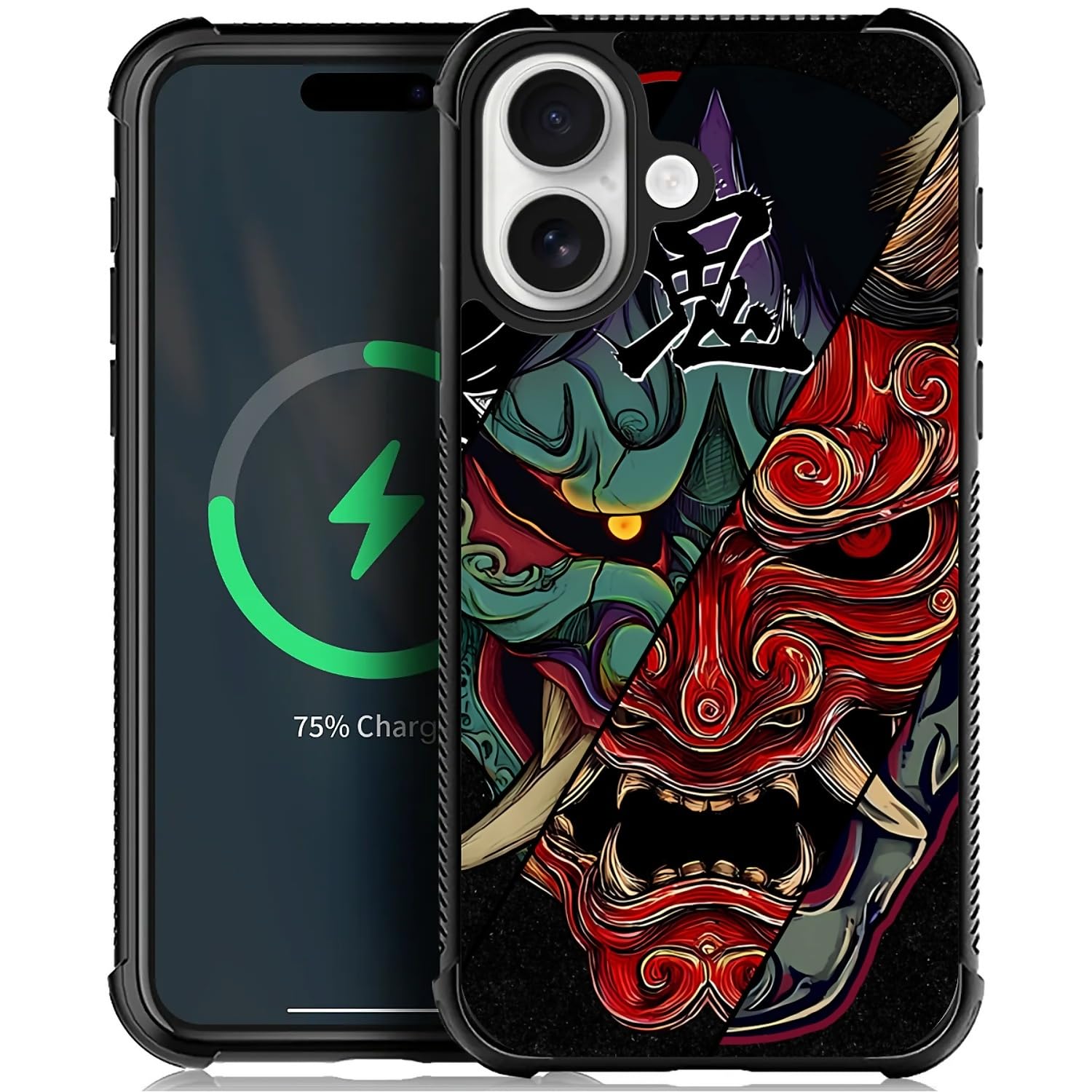 Deaorew for iPhone 17 Case | Compatible with MagSafe | Classic Slim Cover Design | Japanese Samurai