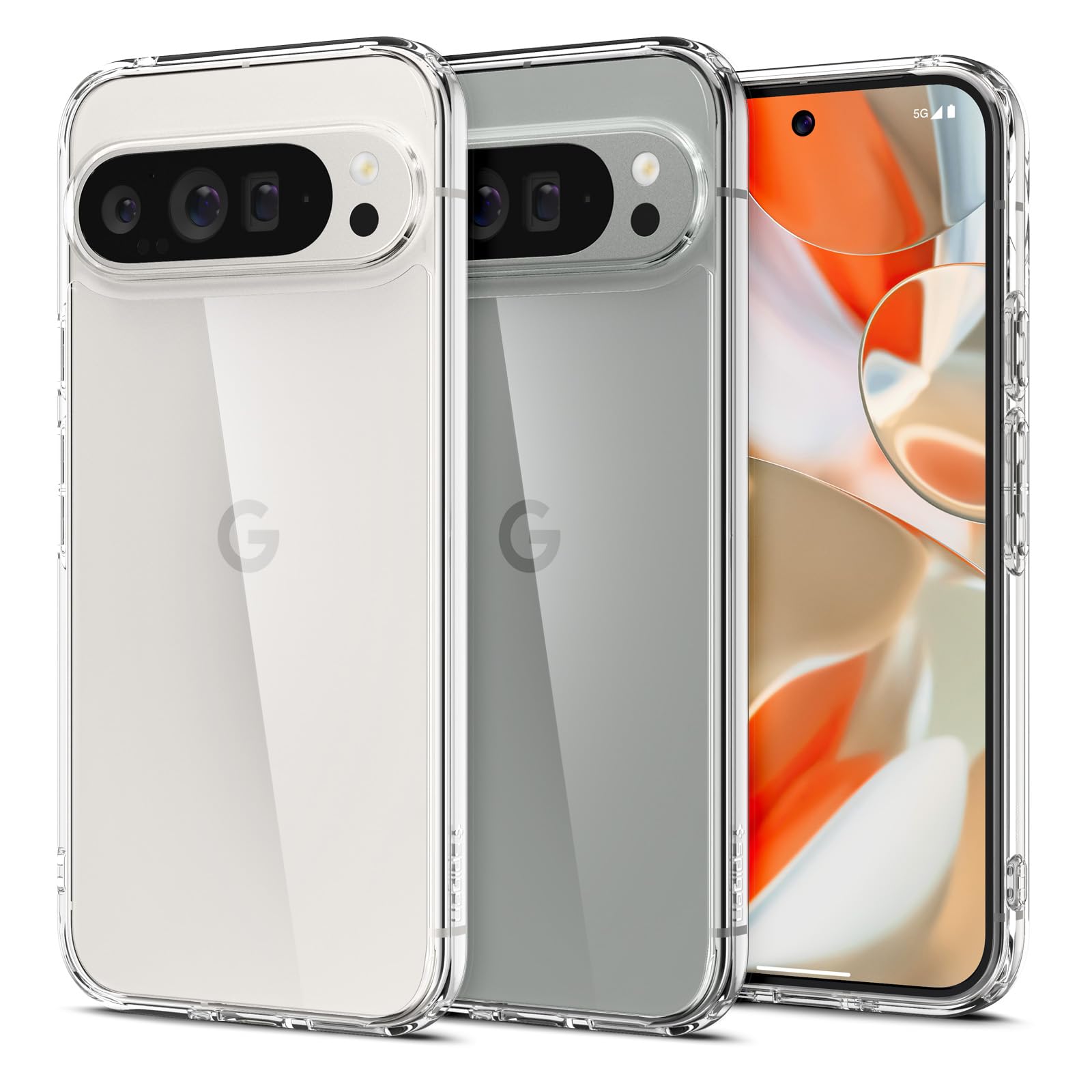 Spigen for Pixel 9 Pro XL Case, Ultra Hybrid (2024) [Anti-Yellowing] [Military-Grade Protection] - Clear