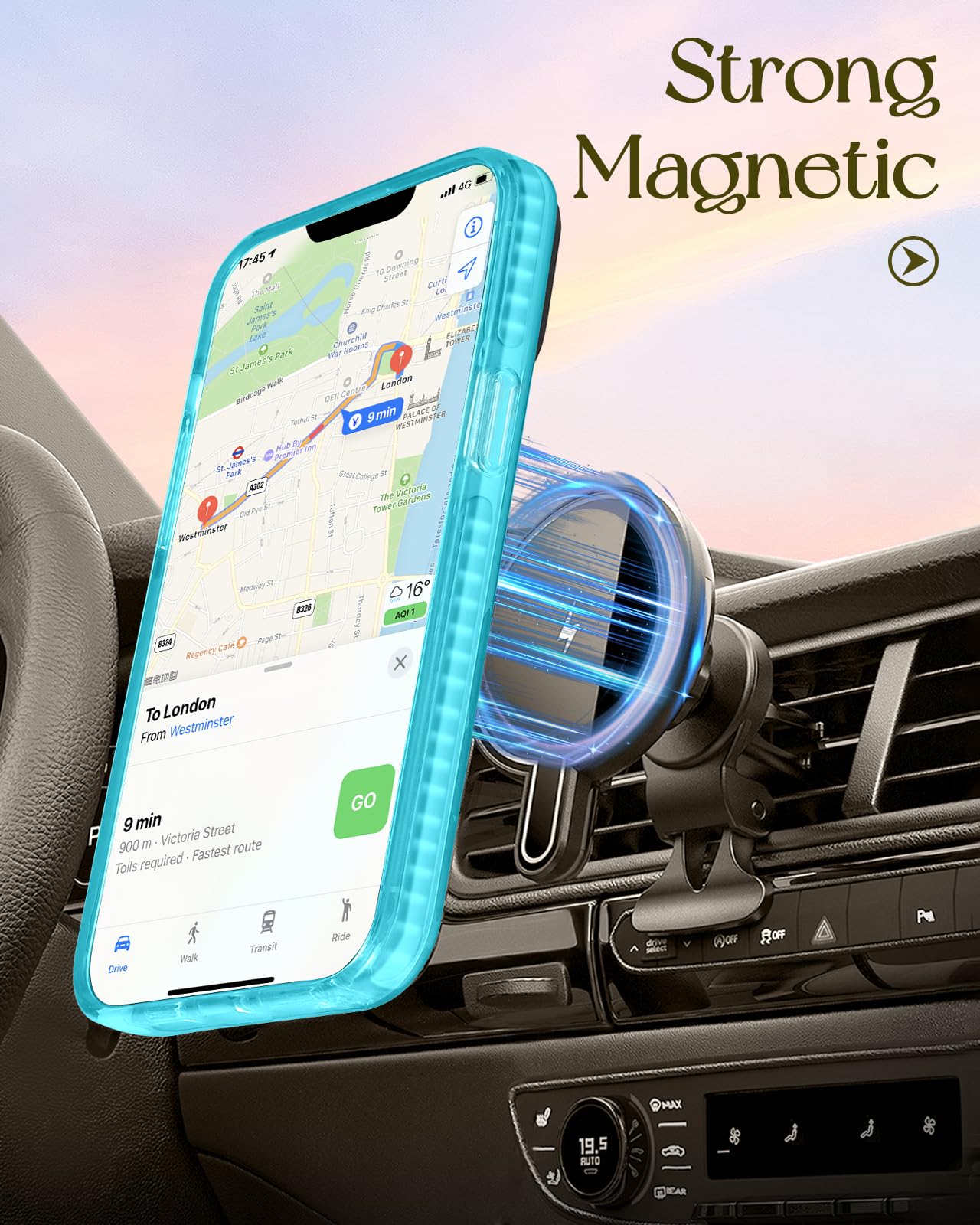 Lotadilo Cute Case For Iphone 16E For Women Girls - Funny Dinosaur Design Compatible With Magsafe Magnetic Ring Holder Kickstand