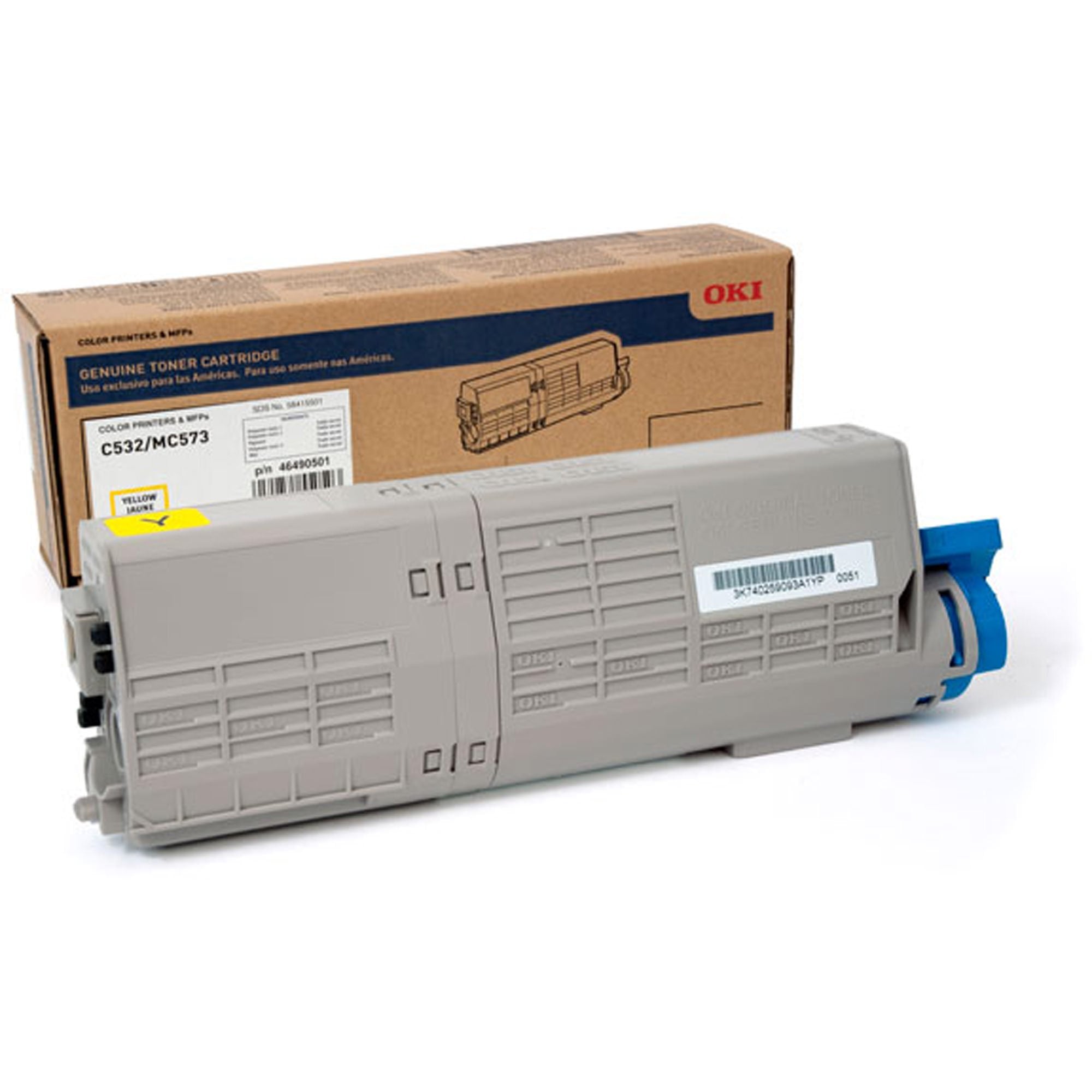 Oki Data 3K Yellow Toner Iso For C532 / Mc573