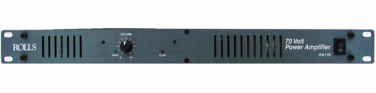 Rolls Ra170 70 Volt/70 Watt Power Amplifier,Black