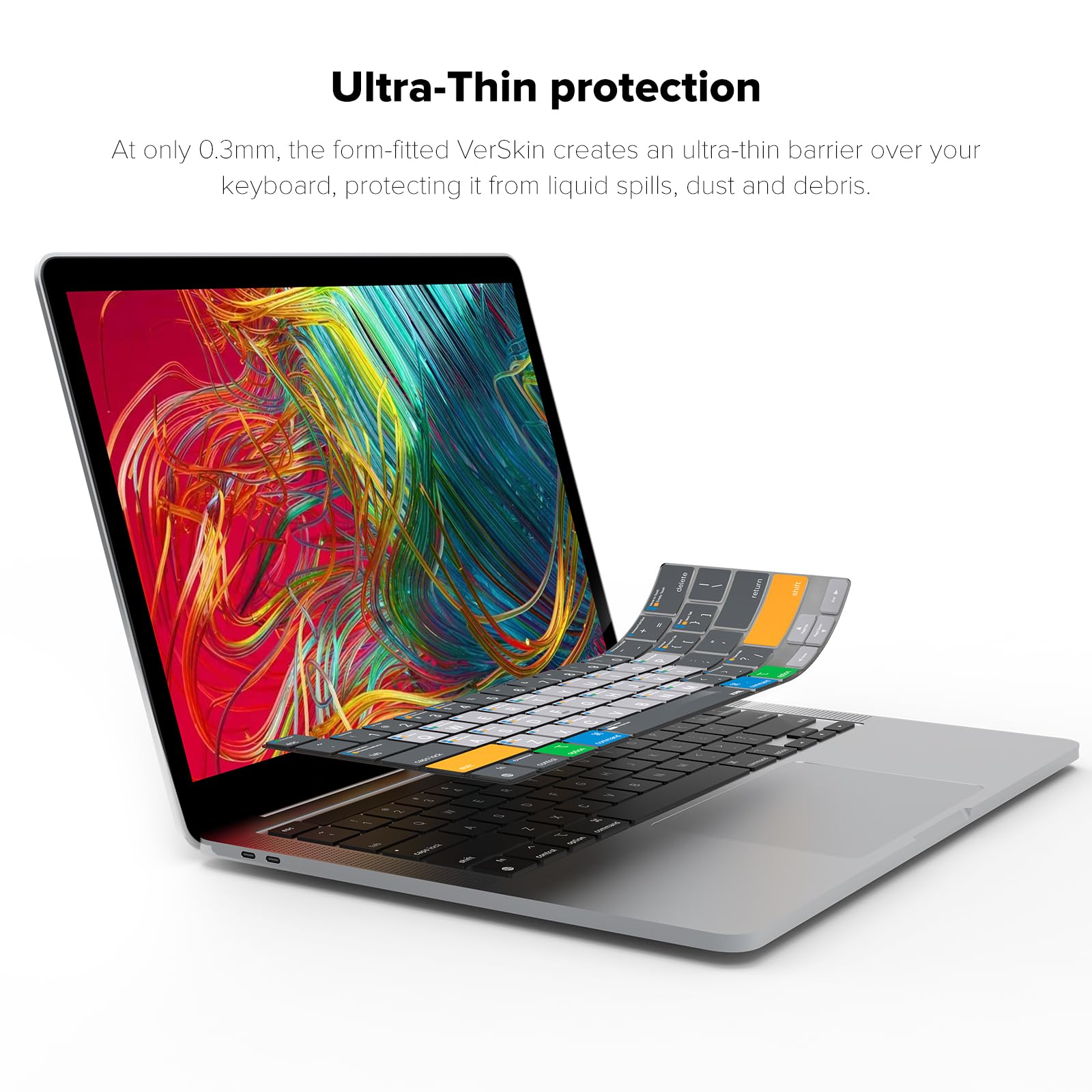 Jcpal Macos Shortcut Guide Keyboard Cover For 2020/2022 Apple Macbook Pro 13 Inch And 2019 Macbook Pro 16 Inch (Us Layout)