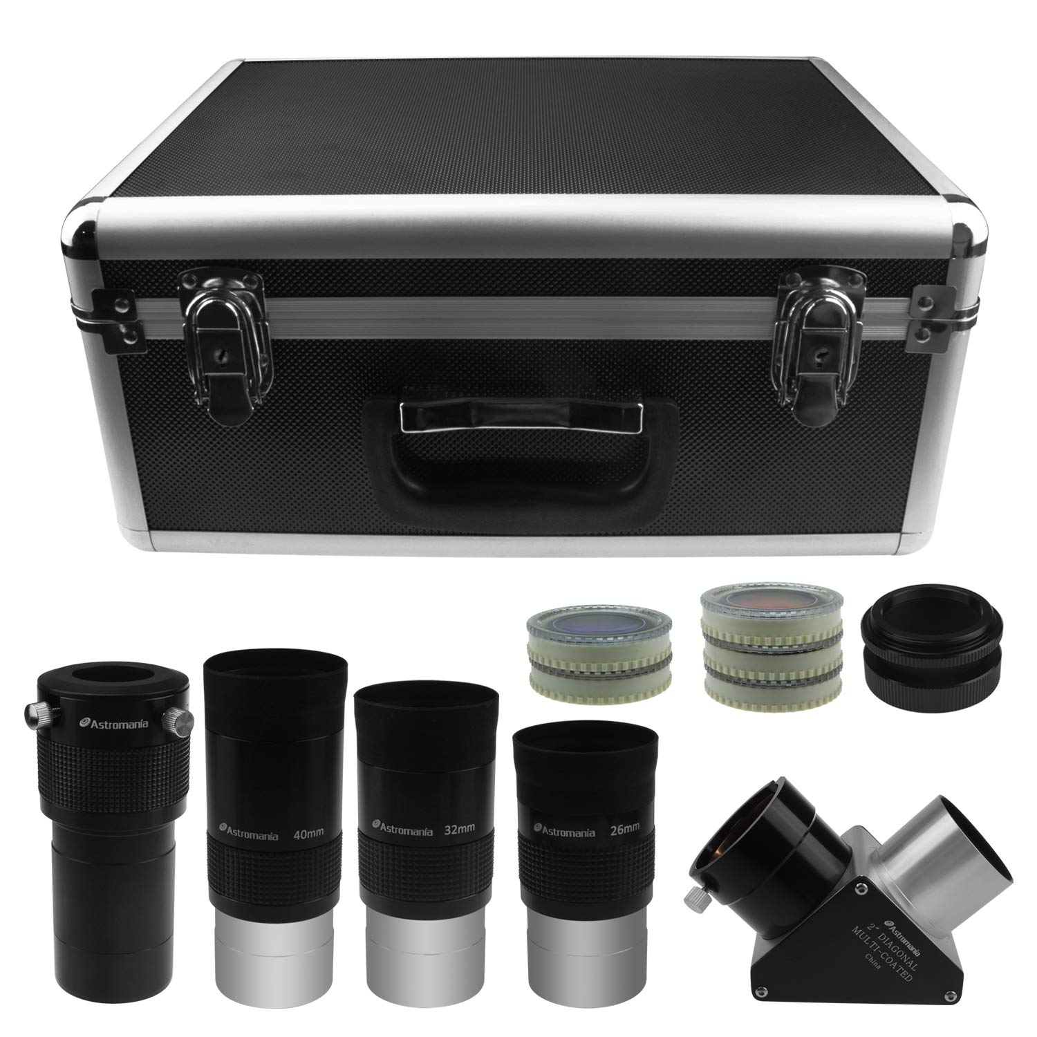 Astromania 2'' Eyepiece And Filter Kit Deluxe Version   Truly An Instant Observing Kit, And Represents An Incredible Value Over
