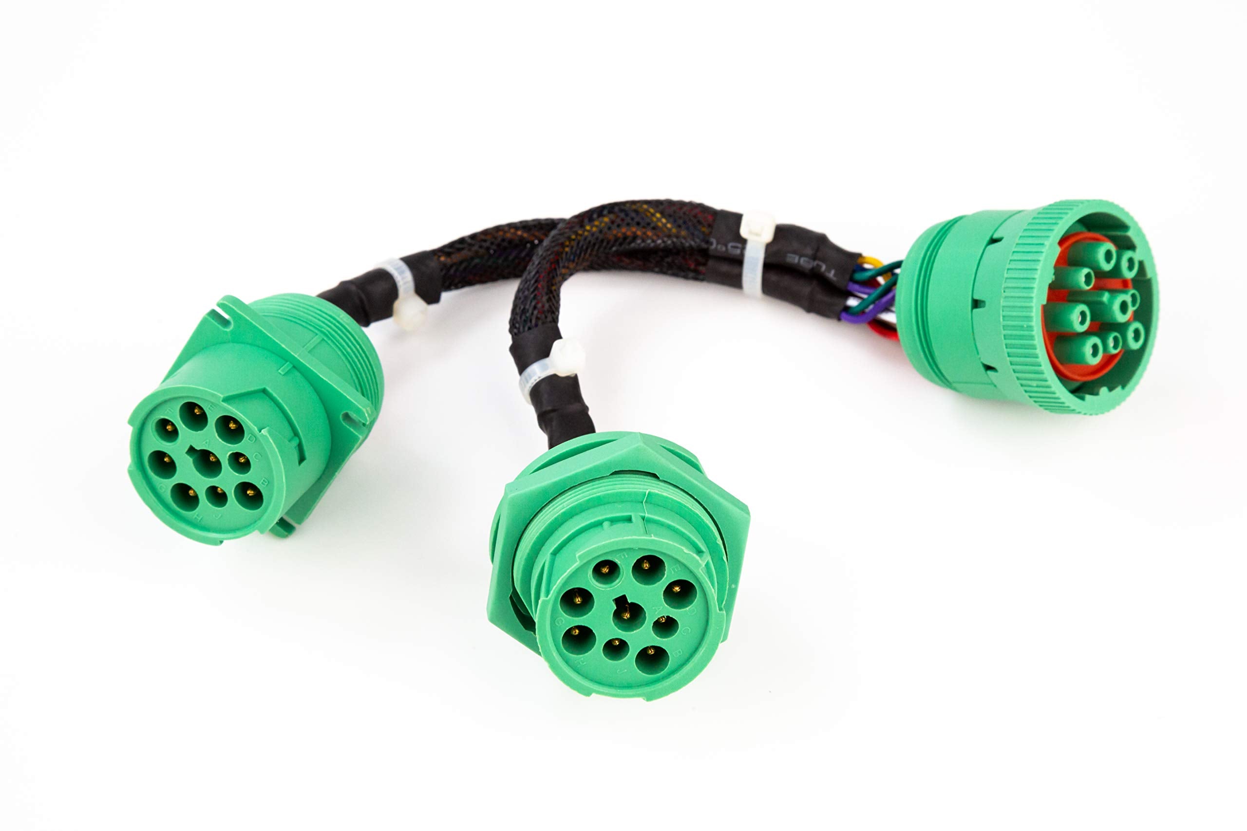 Type2 Sae J939 Splitter Y Cable 9Pin Data Power Extension Cable For Truck Eld Gps Tracker Diagnostic Tools