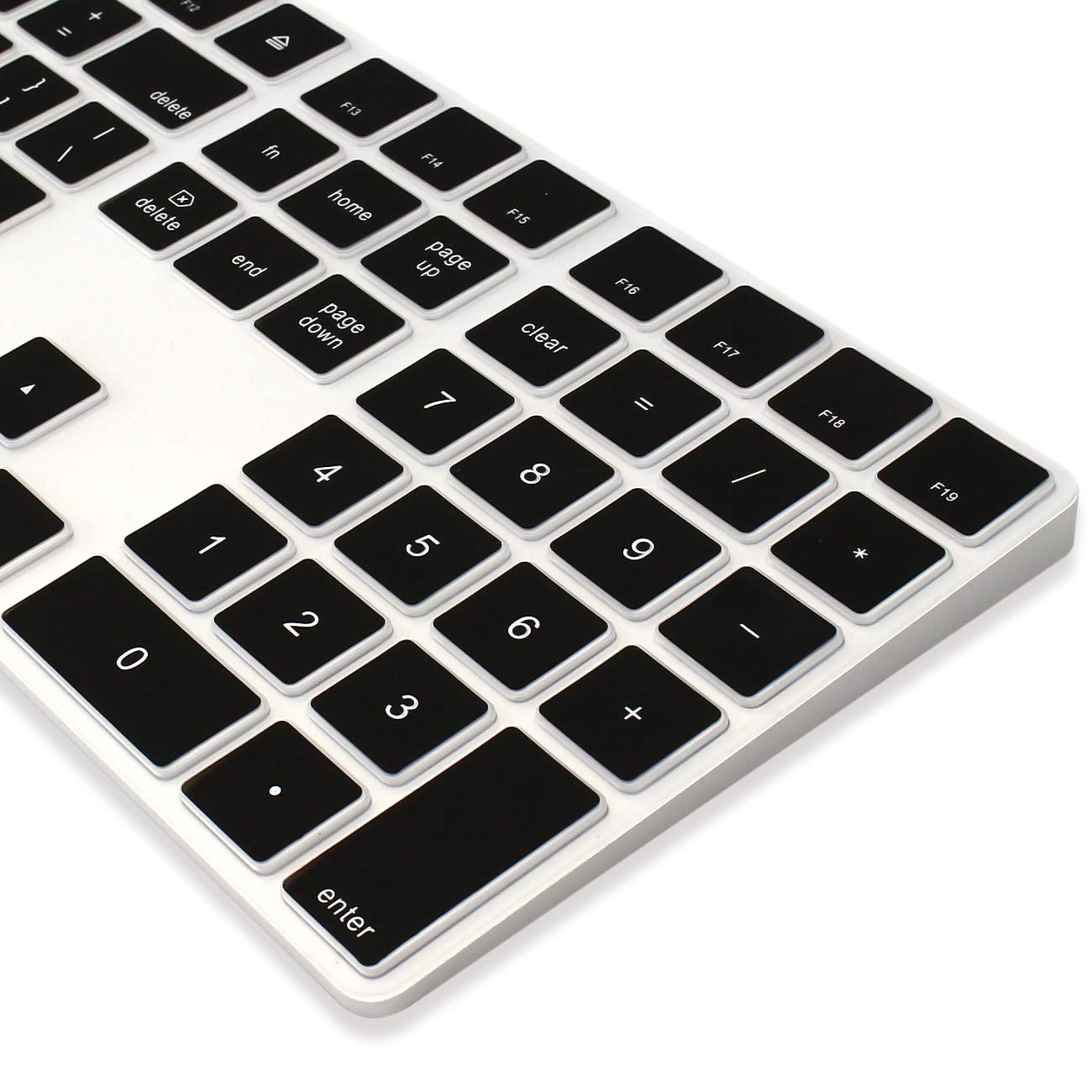 Proelife Ultra Thin Silicone Keyboard Cover Protector For 2019 2017 Apple Imac Magic Keyboard With Numeric Keypad A1843 Full Siz