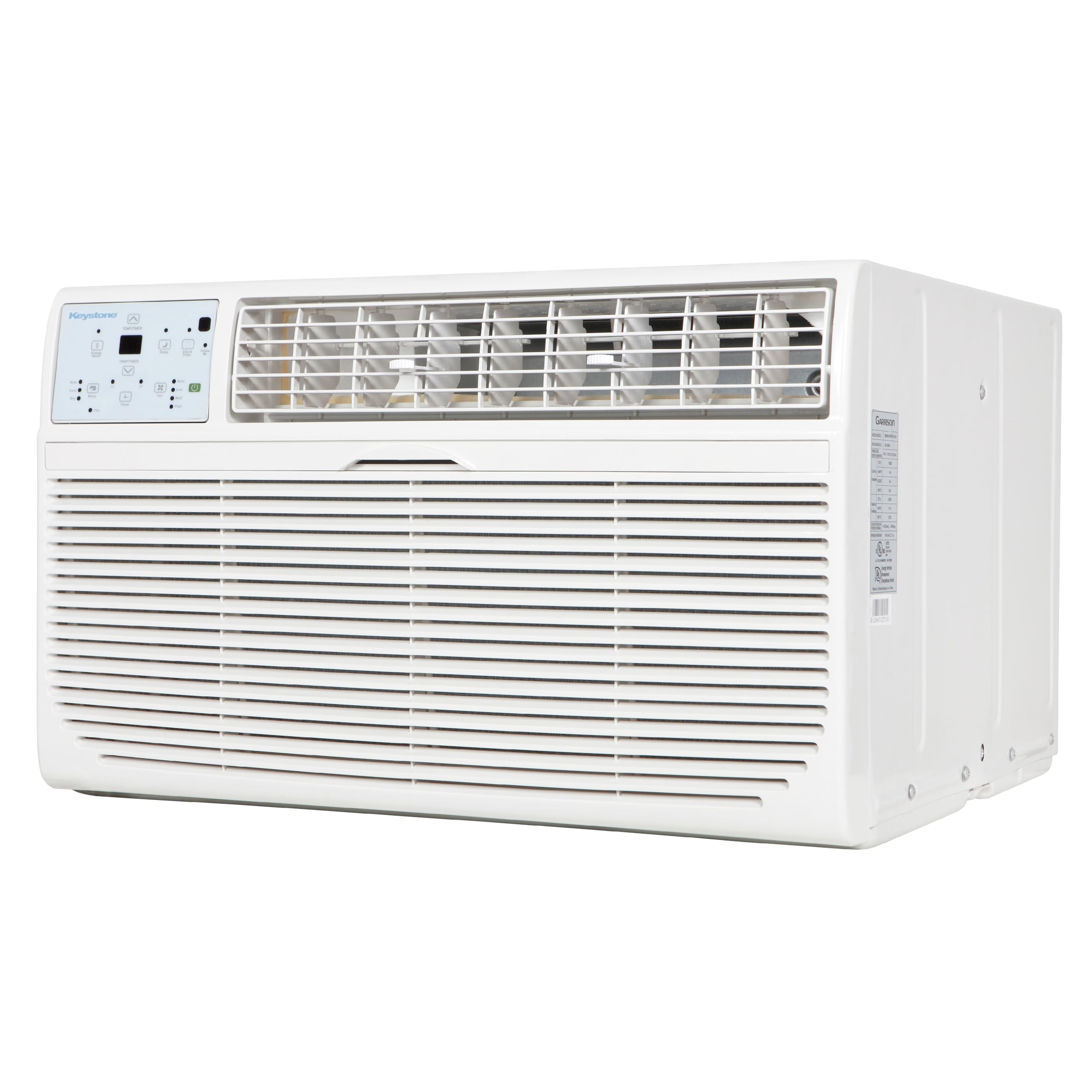 Keystone 10,000 Btu 115V Wall Mounted Air Conditioner & Dehumidifier With Remote Control  Quiet Wall Ac Unit For Bedroom, Bathr