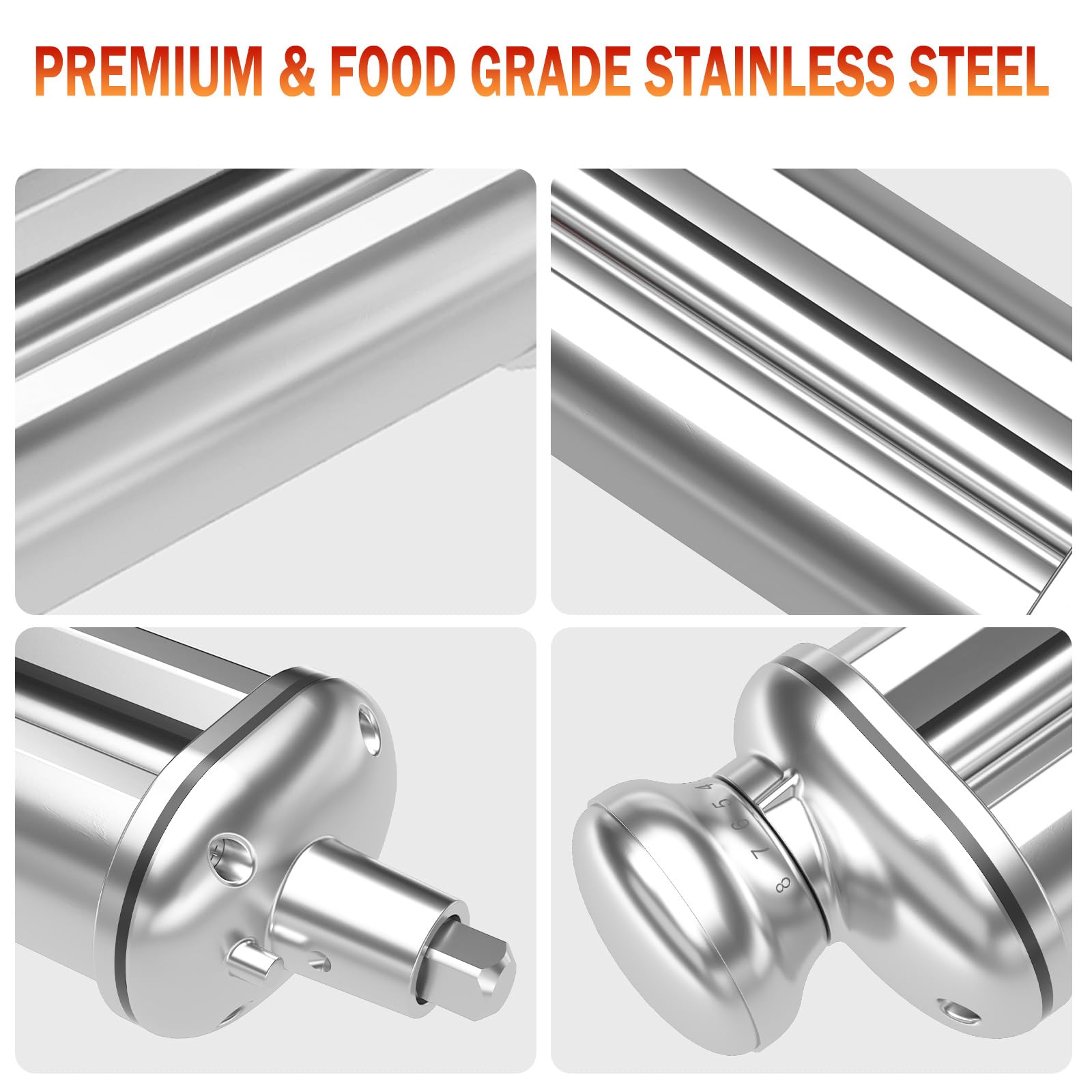 Pasta Roller Attachment For All Kitchenaid Stand Mixer, Pasta Maker For Kitchen Aid Accessories And Attachments, Noodle Dough Ro