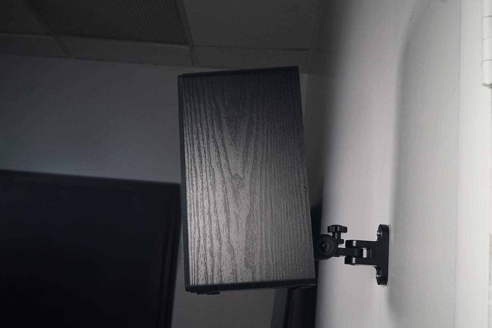 Rockville Rhsb4 Hidden Wall Mount Swivel Satellite/Bookshelf Speaker Brackets