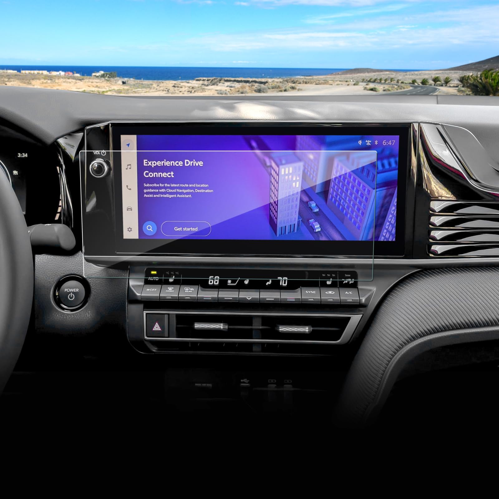 Coleya Anti Glare Matte Screen Protector For 2025 Camry (Xle/Xse/Se) 12.3 Inch Touchscreen, 9H Tempered Glass 12.3 In. T Oyota A