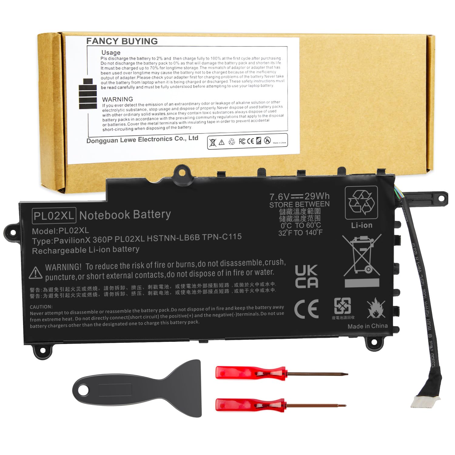 Fancy Buying New Laptop Replacement Battery For Hp Pavilion 11 N X360 Series 751875 001 Pl02Xl 751681 421 751681 231 Hstnn Lb6B