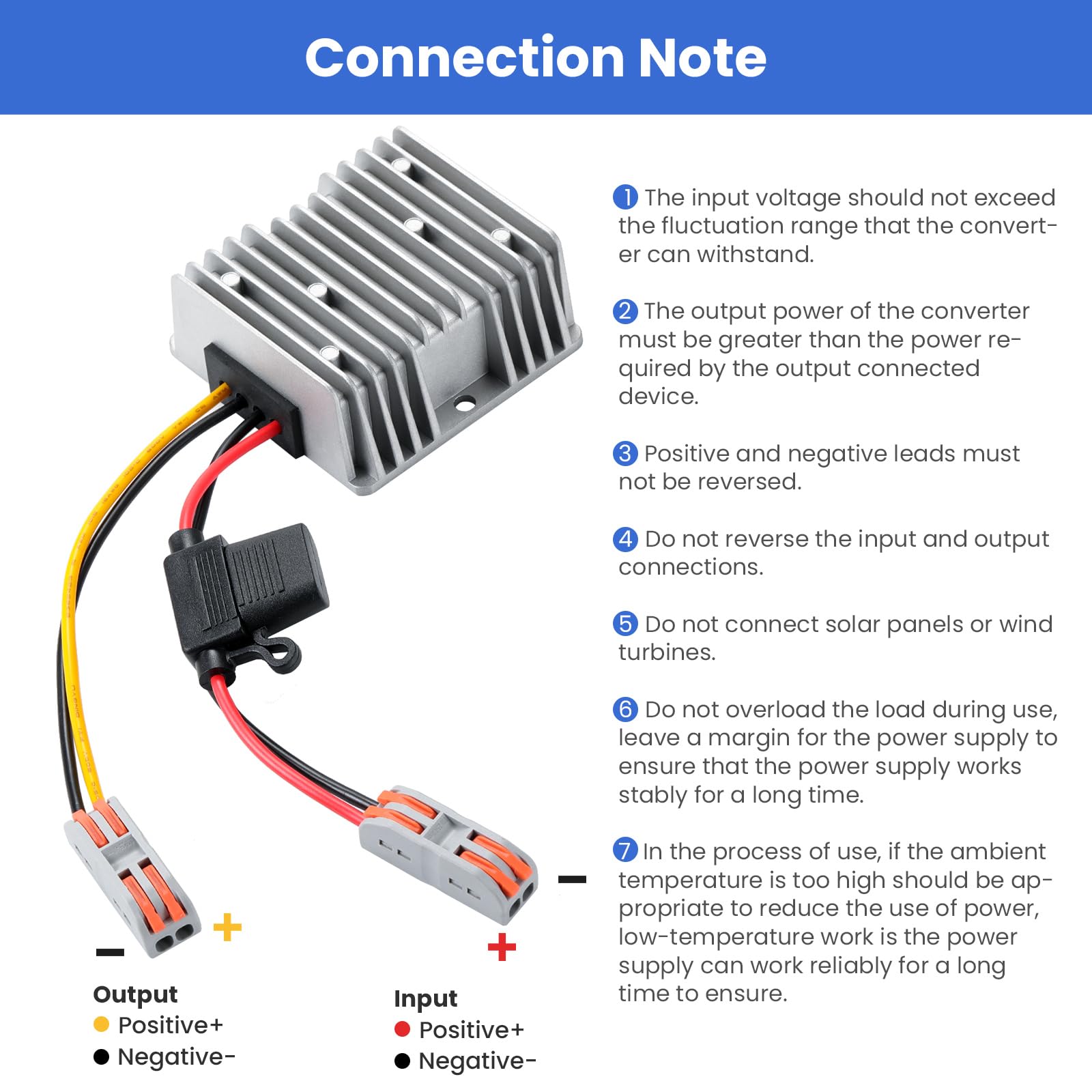Mzhou Dc 9V 32V To 12V10A Dc Voltage Converter,Dc 24V Step Down To 12V 120W Voltage Buck With Safety Fuse And Clamps,12V Voltage