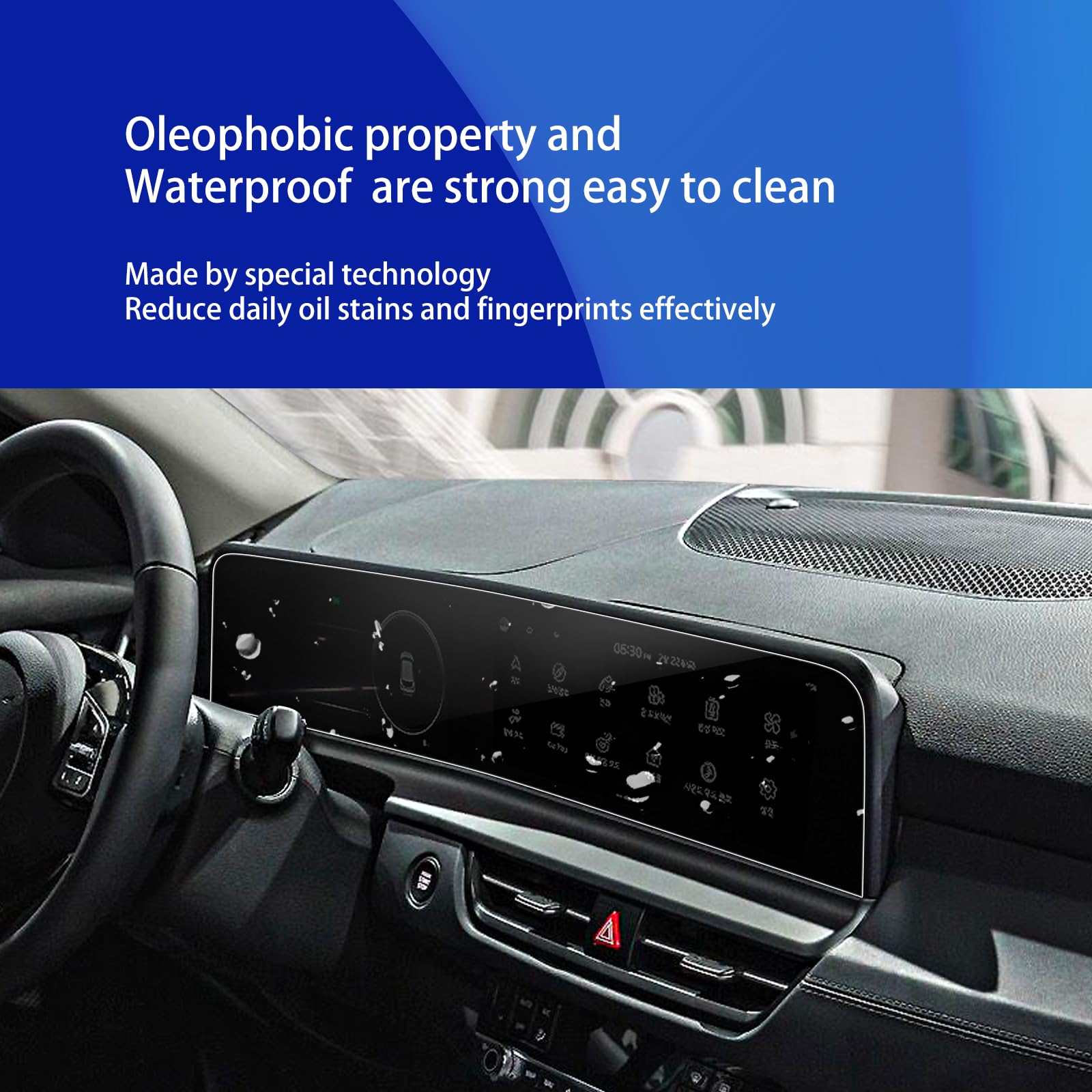 Xxciwp 2024 Kia Seltos Screen Protector For 2024 Kia Seltos Dual 10.25Inch Plastic Screen Protector Hd Touchscreen Protective Fi