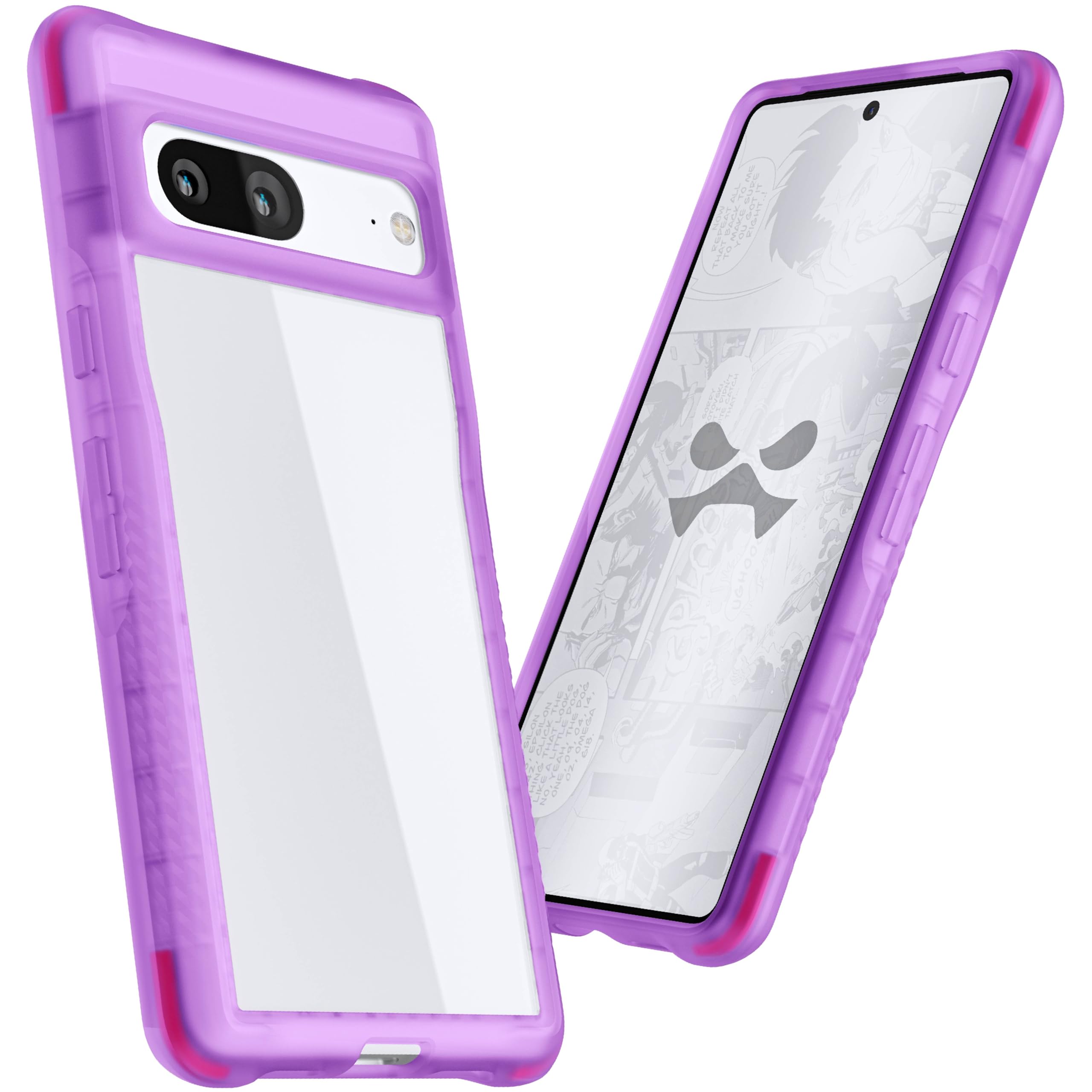 Ghostek Covert Pixel 7 Clear Case With Ultra Slim Thin Design And Non Slip Grip Bumper Supports Wireless Charging Shockproof Pro