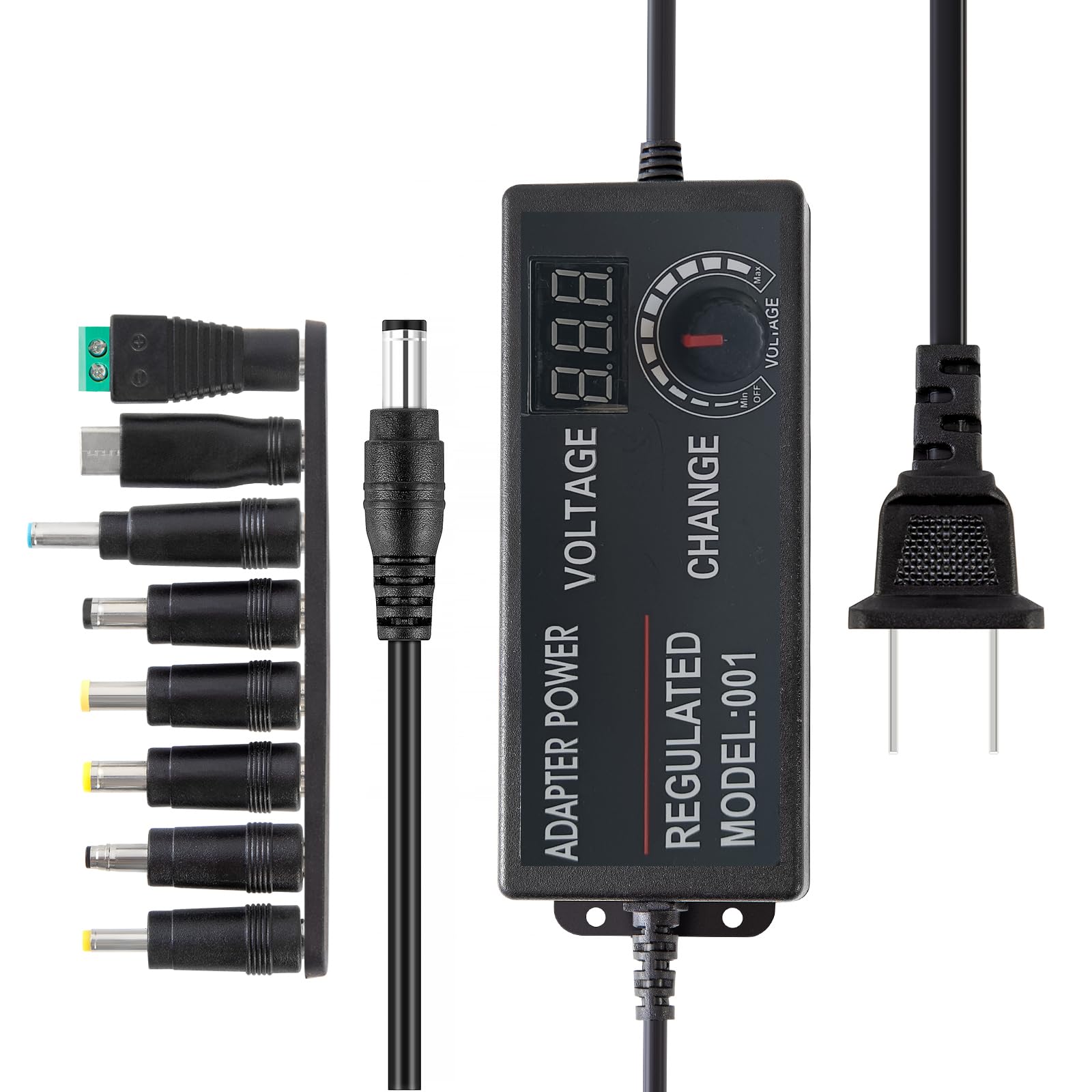 Hzhfcb 3V 24V 3A 72W Power Supply Adjustable Dc From 3V To 24V Variable Universal Continuous Ac/Dc Adapter 100V 240V Ac To Dc Co
