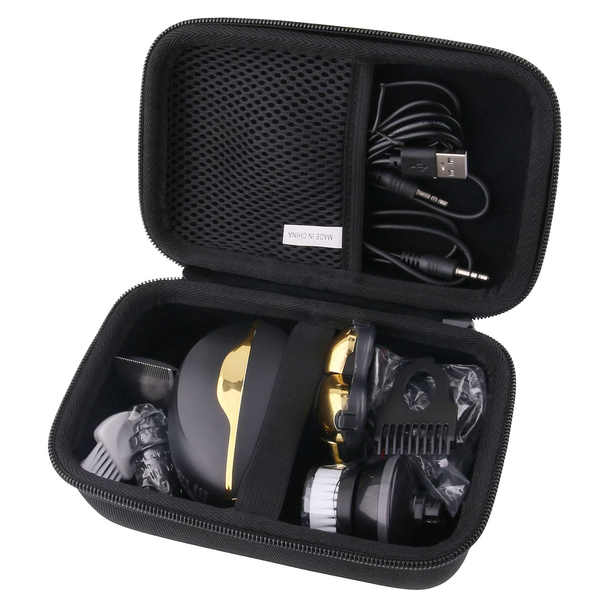 Jinmei Hard Eva Carrying Case Compatible With For Skull Shaver Electric Pitbull Pro Razor, Mens 5 In 1 Electric Head Shaver Stor