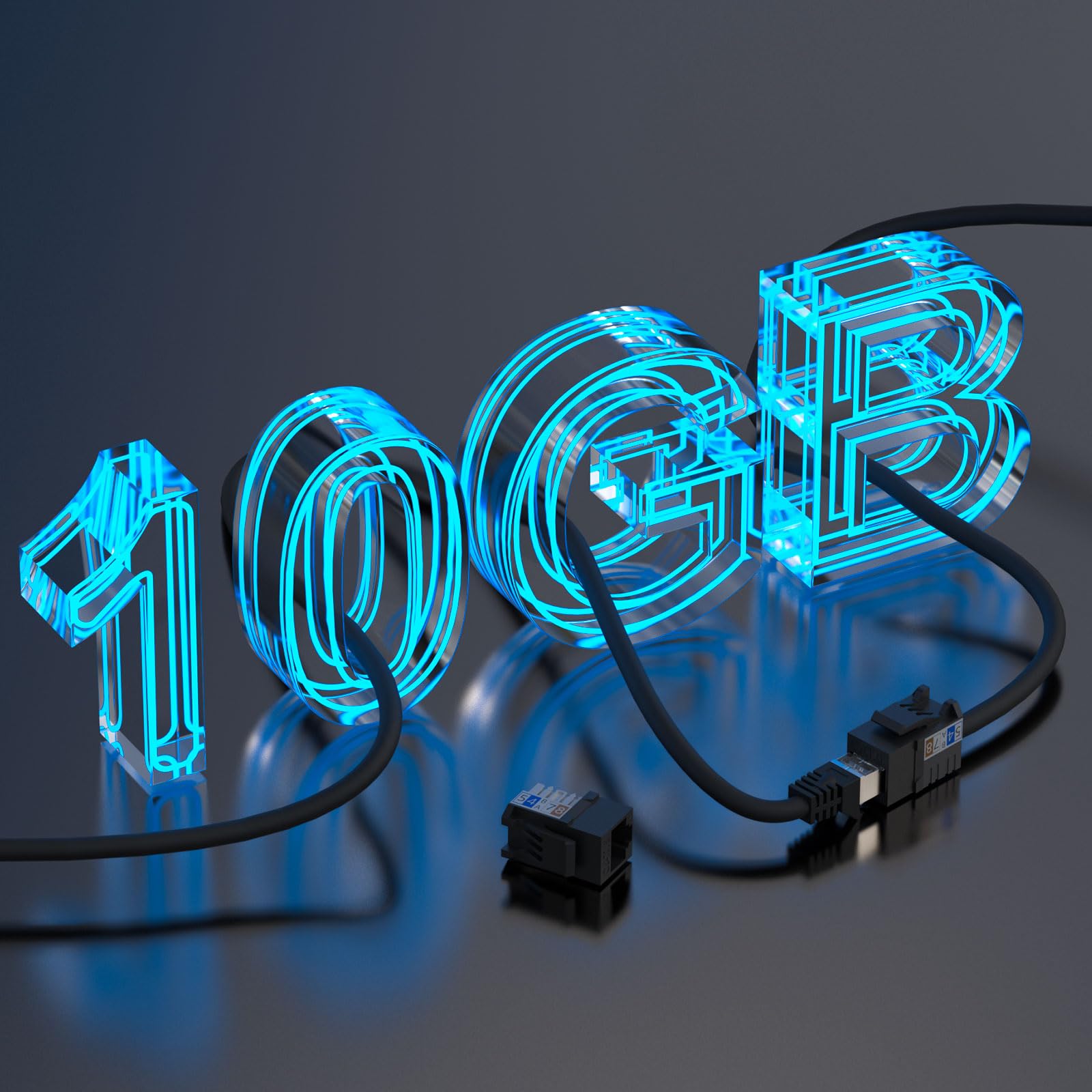 Fgb 10Gbps Cat6 Keystone Jacks And Punch Down Stand, Slim Profile Rj45 Keystone, 90 Degree Ethernet Keystone Coupler, Punch Down