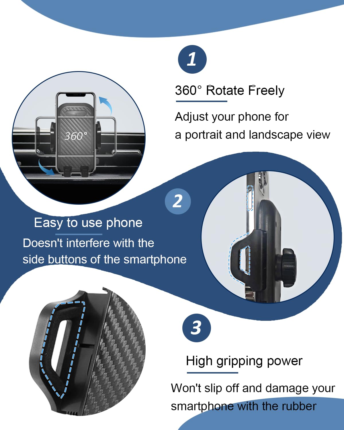 Oricarmes Toyota 4Runner Phone Mount For 2024 Toyota 4Runner Accessories Toyota 4Runner Phone Holder Support 2010-Present Toyota