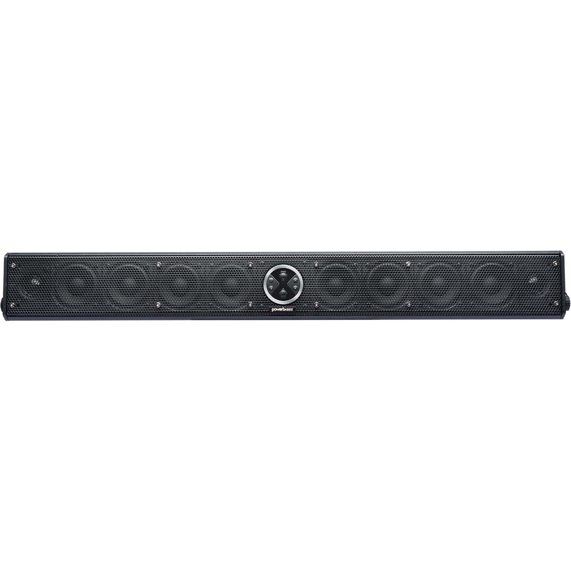 Powerbass Xl1000 34inch Utv Soundbar 10 Speaker System, Black