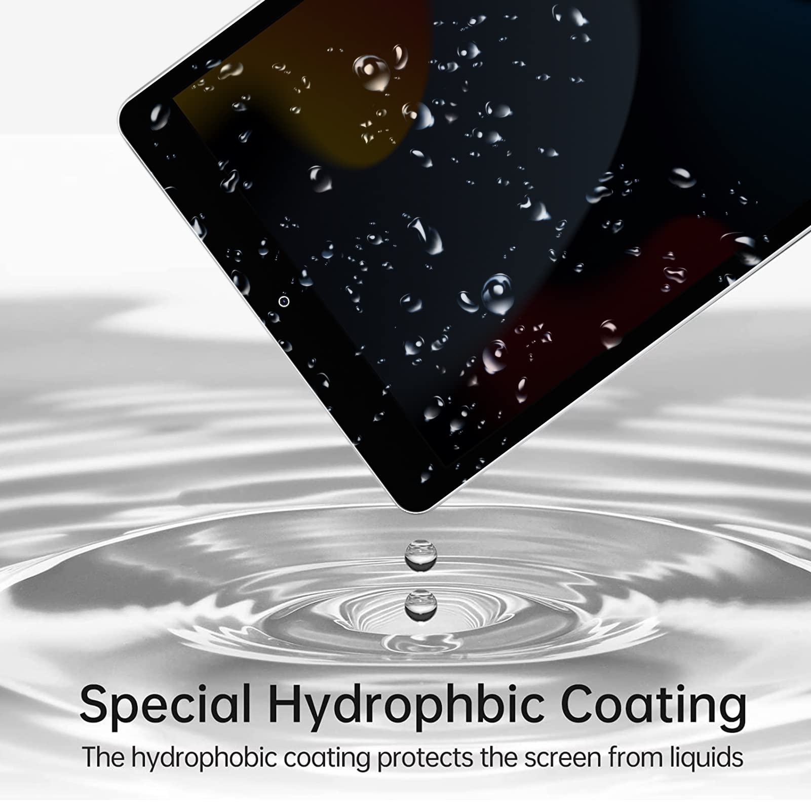 Privacy Screen Protector For Ipad 10.2 Inch Tablet (2021/2020/2019 Released, 9Th /8Th/7Th Generation), Scratch Resistant 9H Hard