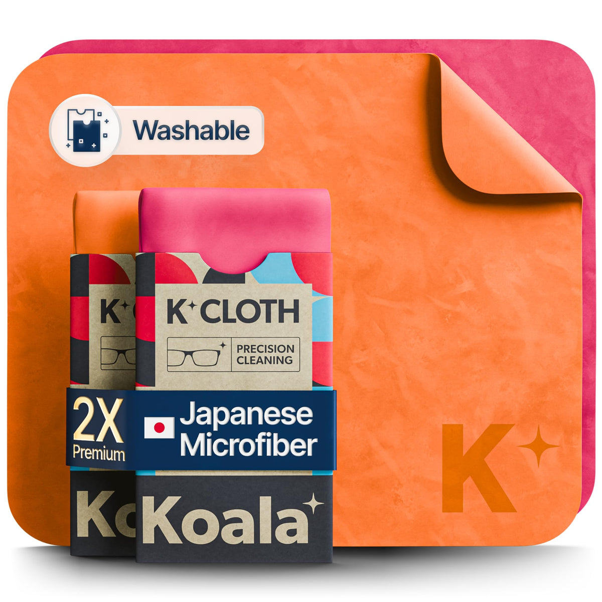 Koala Lens Cleaning Cloth | Japanese Microfiber | Glasses Cleaning Cloths | Eyeglass Lens Cleaner | Eyeglasses, Camera Lens, Vr/