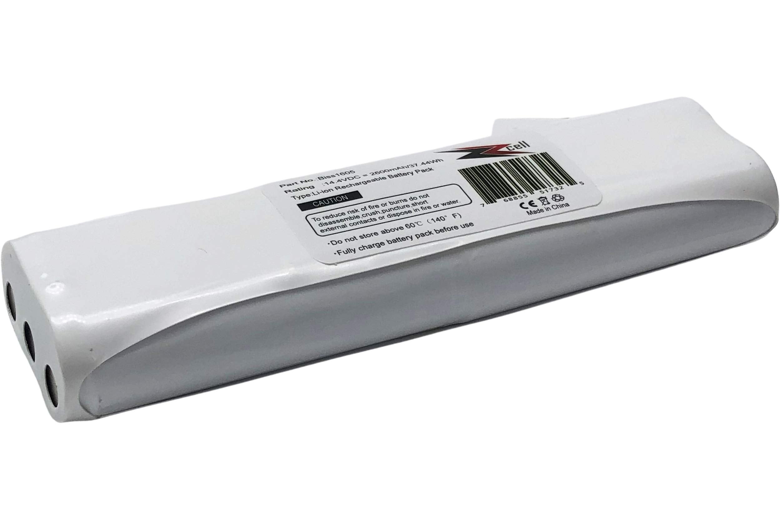 Zzcell� Battery Replacement For Bissell Smartclean 1607381 Digipro Robotic Vacuum 1605, 16052, 16058, 16059, 1605A, 1605C, 1605R, 1605W, 19745, 2142, 4Icr19/65