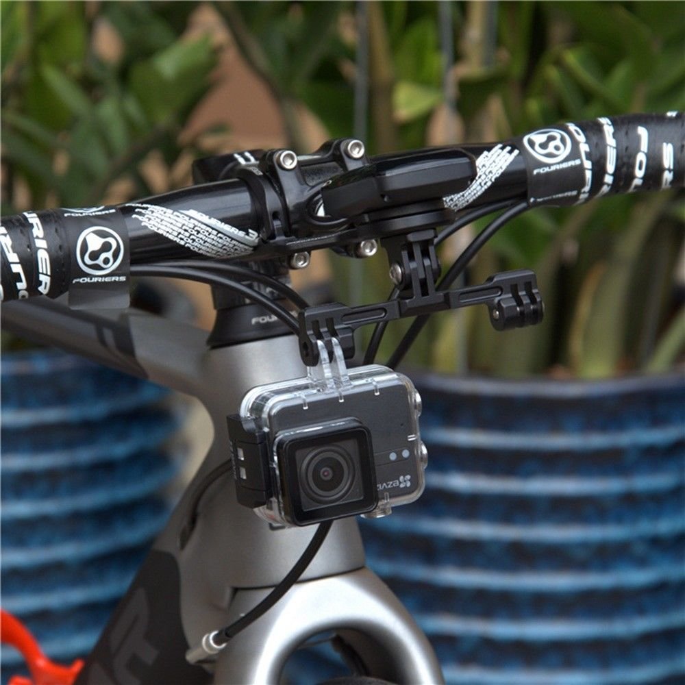 Bike Light Camera Holder Long Extension For Garmin Bryton Computer Gopro Mount  Gp01