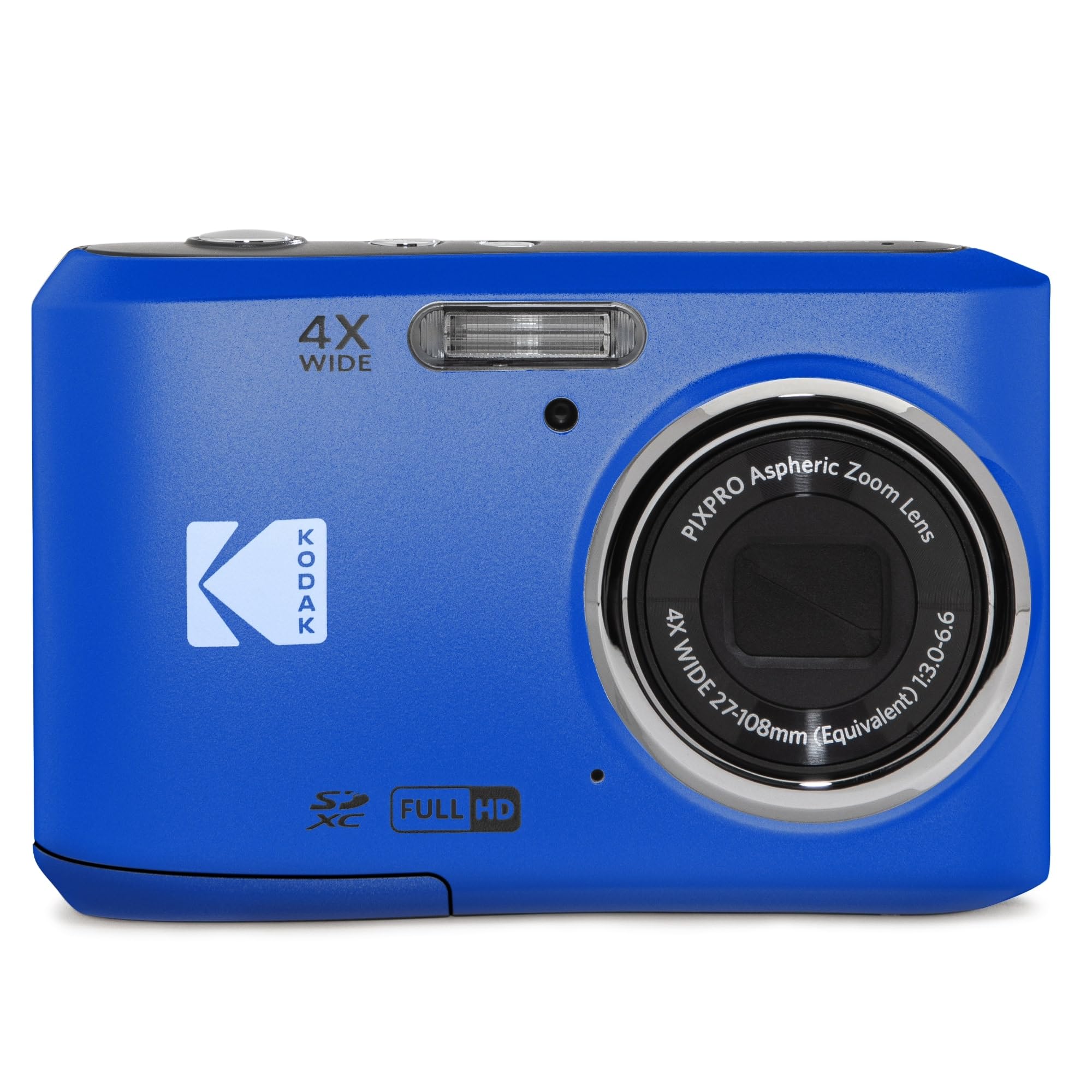 Kodak Pixpro Friendly Zoom Fz45 Bl 16Mp Digital Camera With 4X Optical Zoom 27Mm Wide Angle And 2.7'' Lcd Screen (Blue)