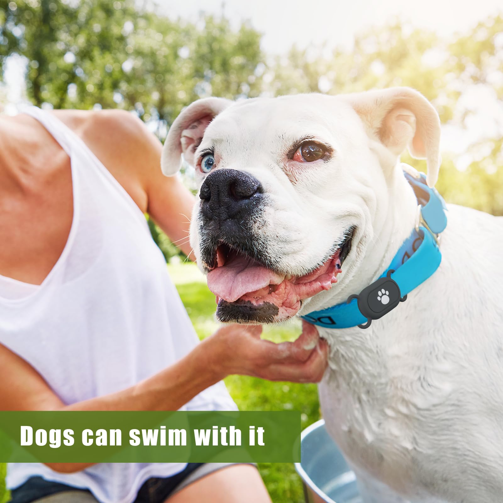 For Samsung Galaxy Smarttag2 Dog Collar Holders, 2Pcs Waterproof Anti Loss Protective Cover Sleeve For Pet Dog Cat Collar Silico