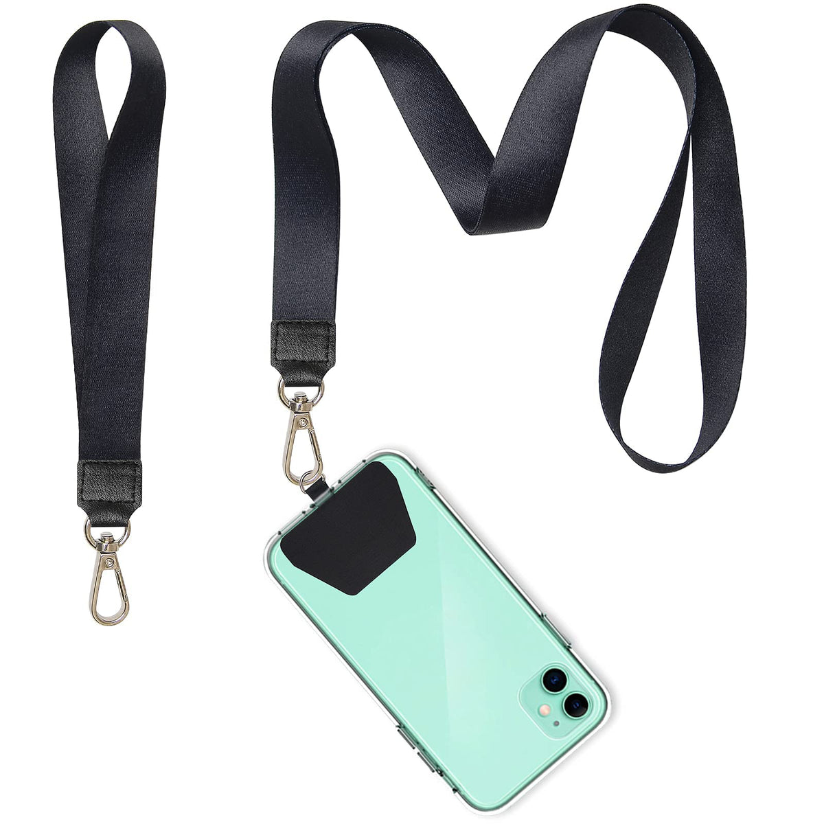 Cocases Phone Lanyard, Universal Cell Phone Neck And Wrist Nylon Strap Tether For Around The Neck, Compatible For Iphone All Sma